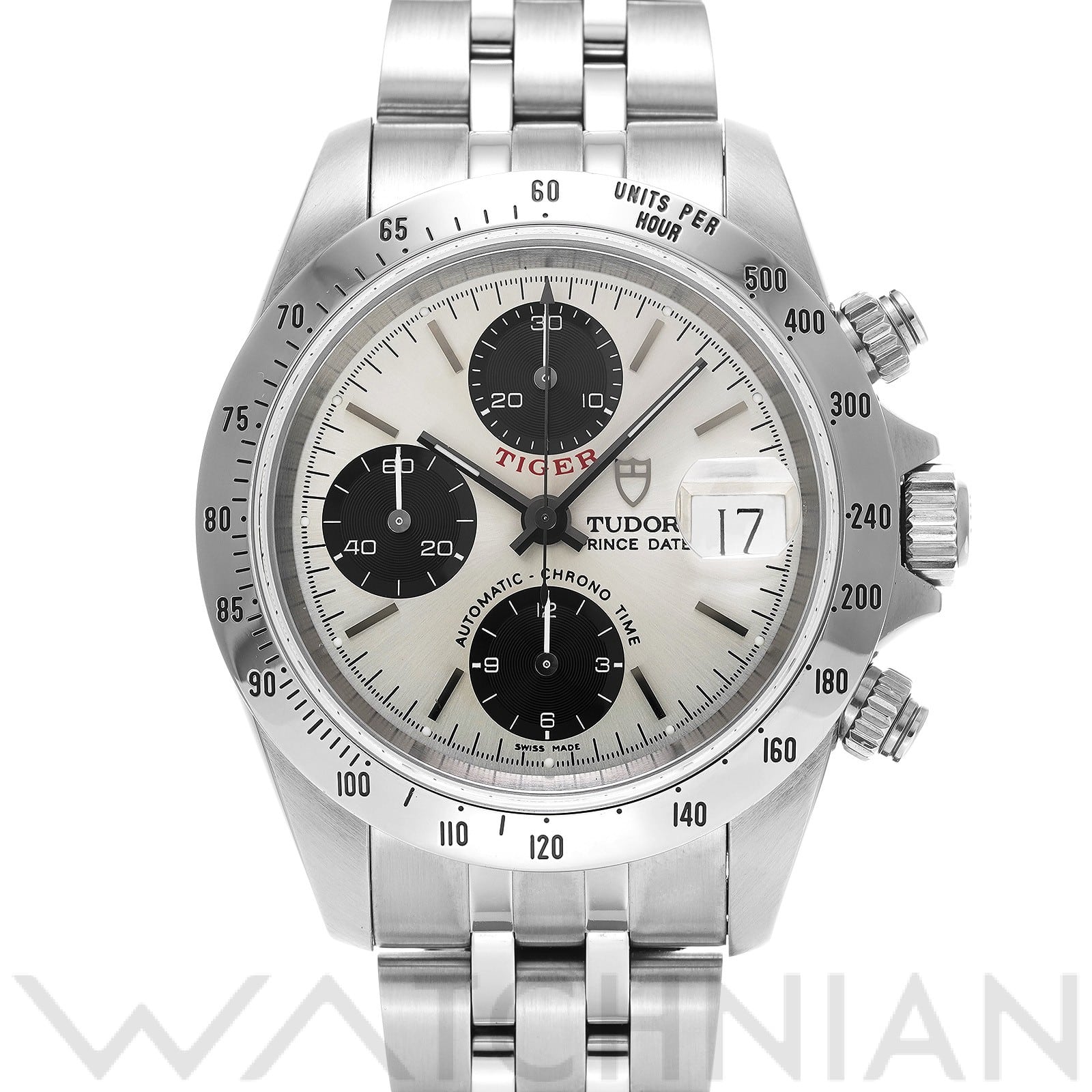 チューダー / チュードル / TUDOR クロノタイム タイガー 79280 シルバー/ブラック メンズ 時計 【中古】【wristwatch】