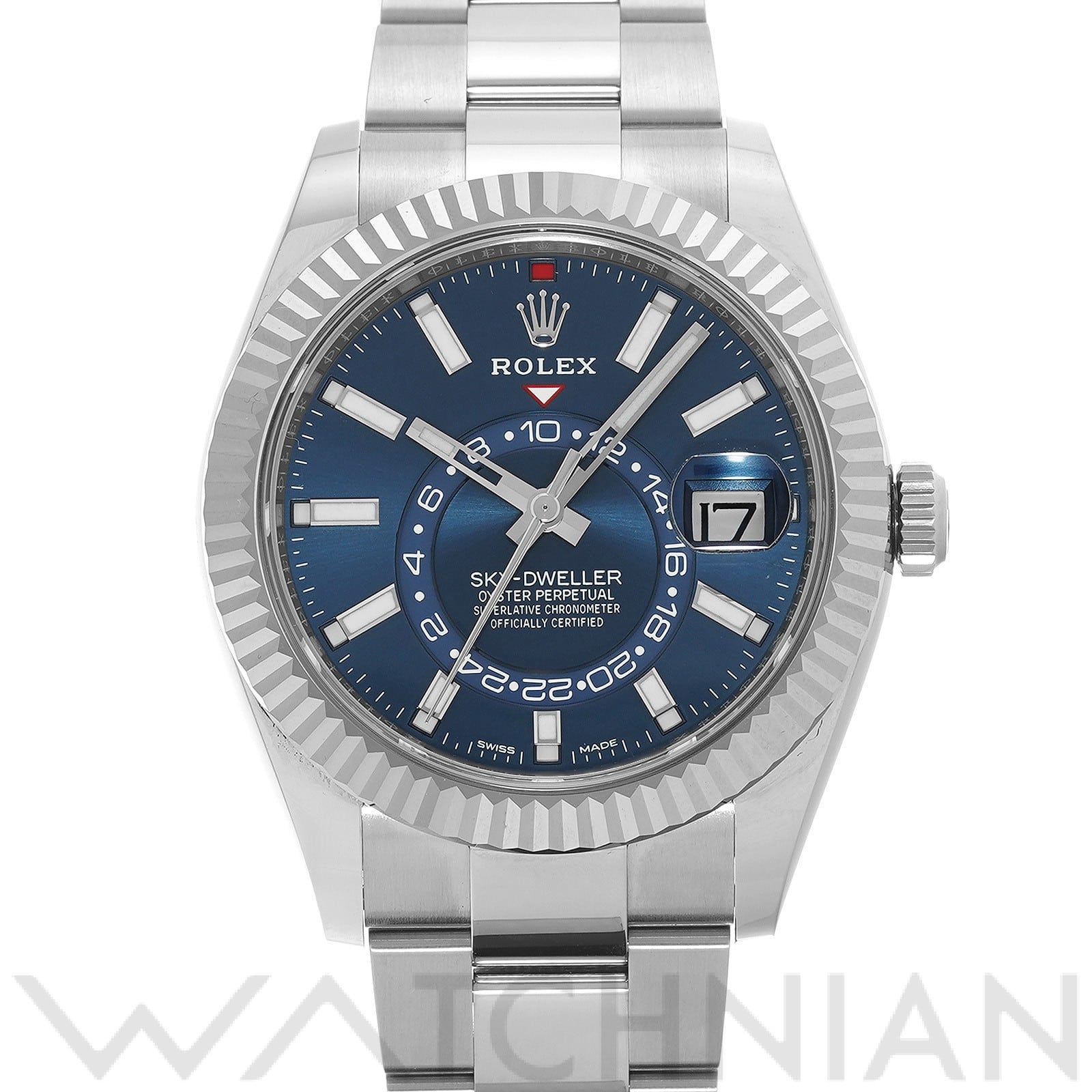 ロレックス / ROLEX スカイドゥエラー 326934 ブライトブルー メンズ 時計 【中古】【wristwatch】