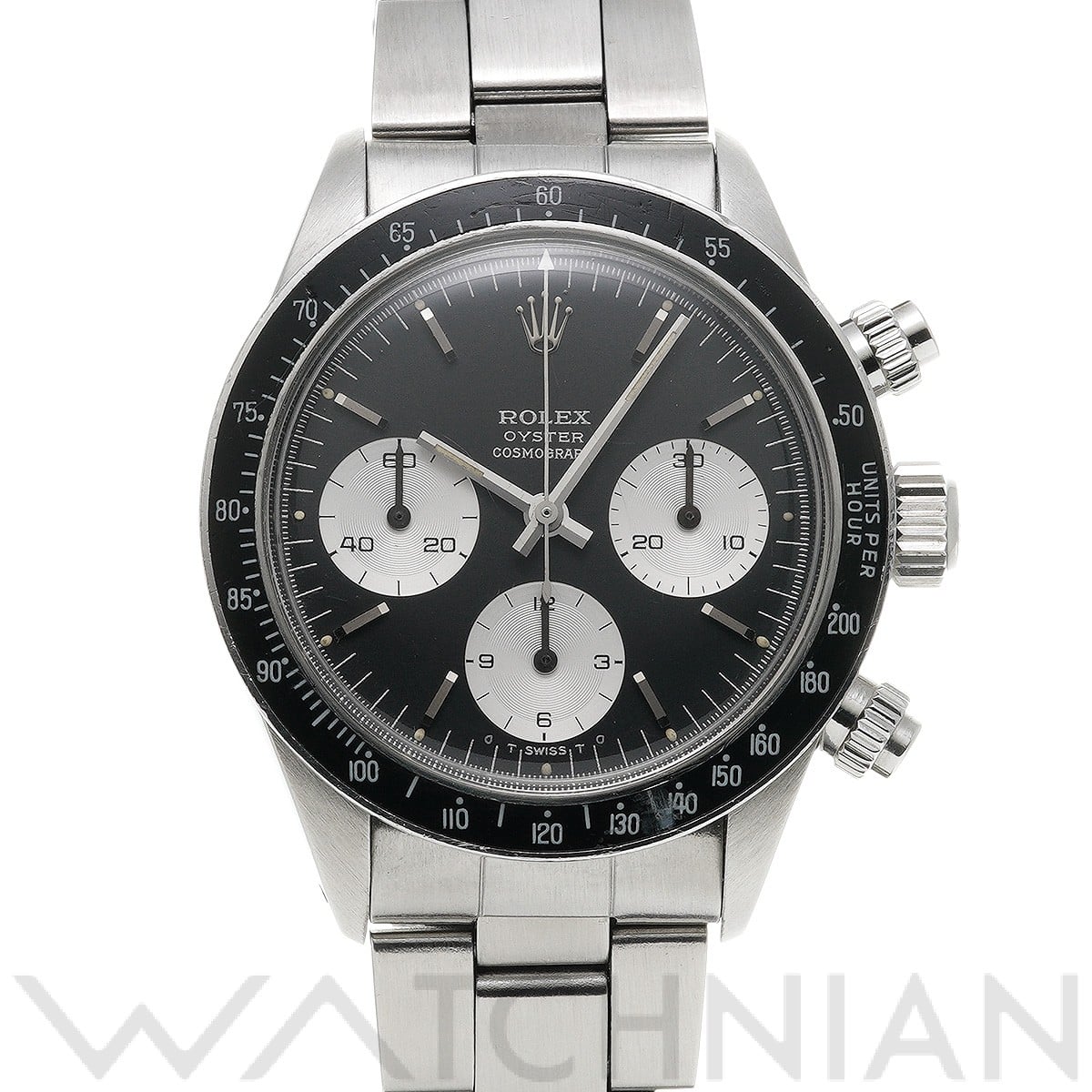 ロレックス コスモグラフ デイトナ ローレター 6263 ブラック/シルバー メンズ 時計 【中古】【wristwatch】