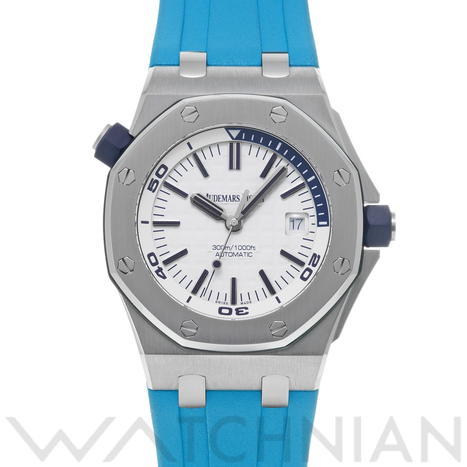 オーデマ ピゲ ロイヤルオーク オフショア ダイバー 15710ST.OO.A010CA.01 ホワイト メンズ 時計 【中古】【wristwatch】