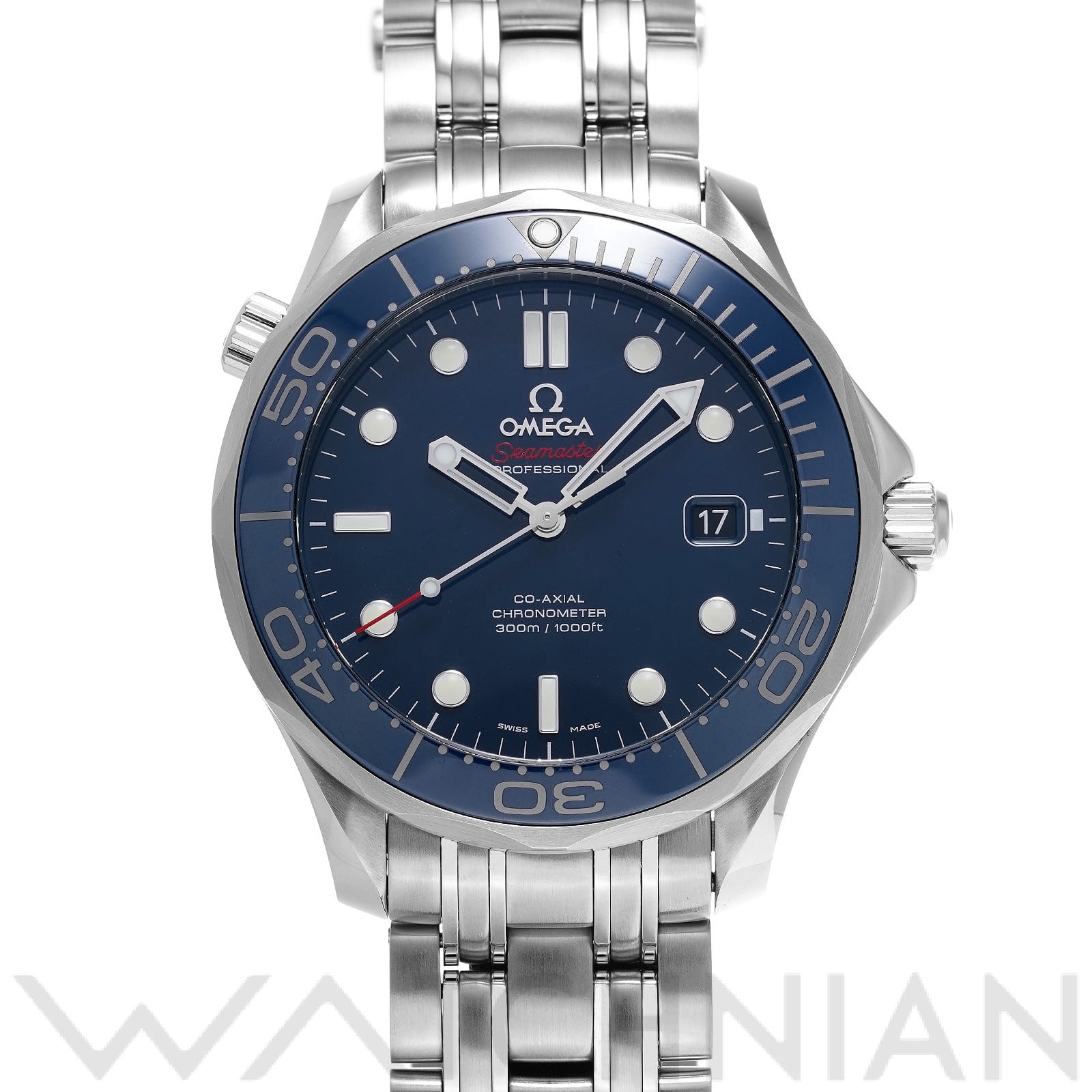 オメガ / OMEGA シーマスター ダイバー300 コーアクシャル 212.30.41.20.03.001 ブルー メンズ 時計 【中古】【wristwatch】