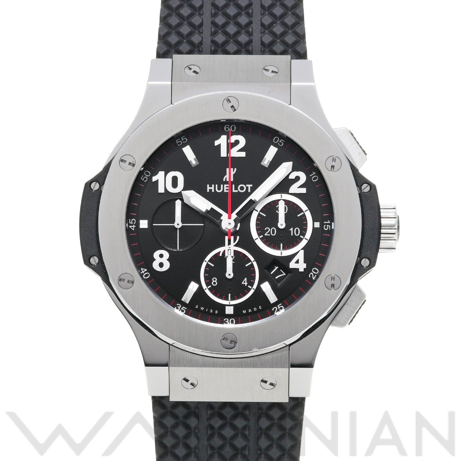 ビッグバン スチール 301.SX.130.RX マットブラック ウブロ HUBLOT メンズ 【中古】