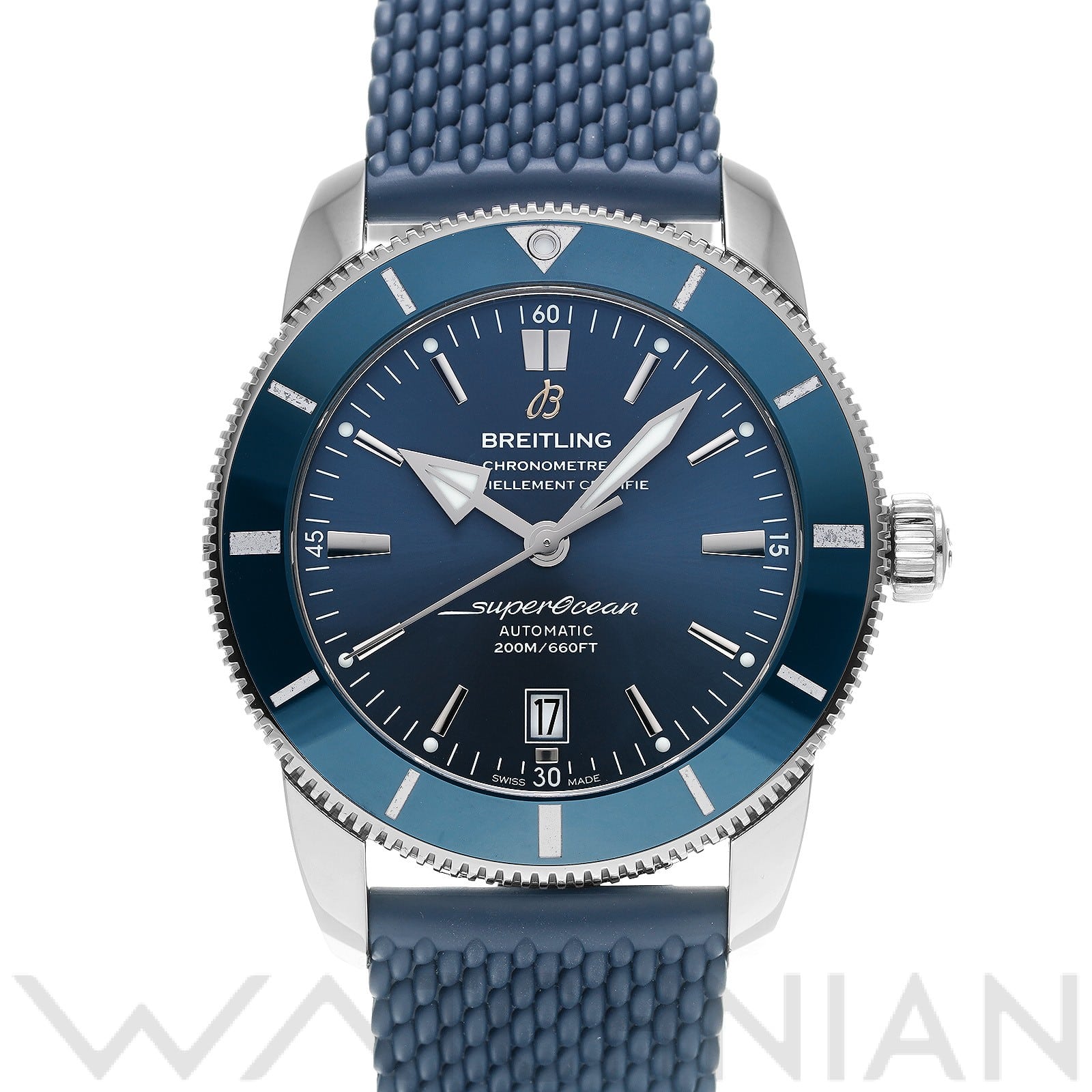スーパーオーシャン ヘリテージ II B20 46 AB2020161C1S1 ブルー ブライトリング BREITLING メンズ 【中古】