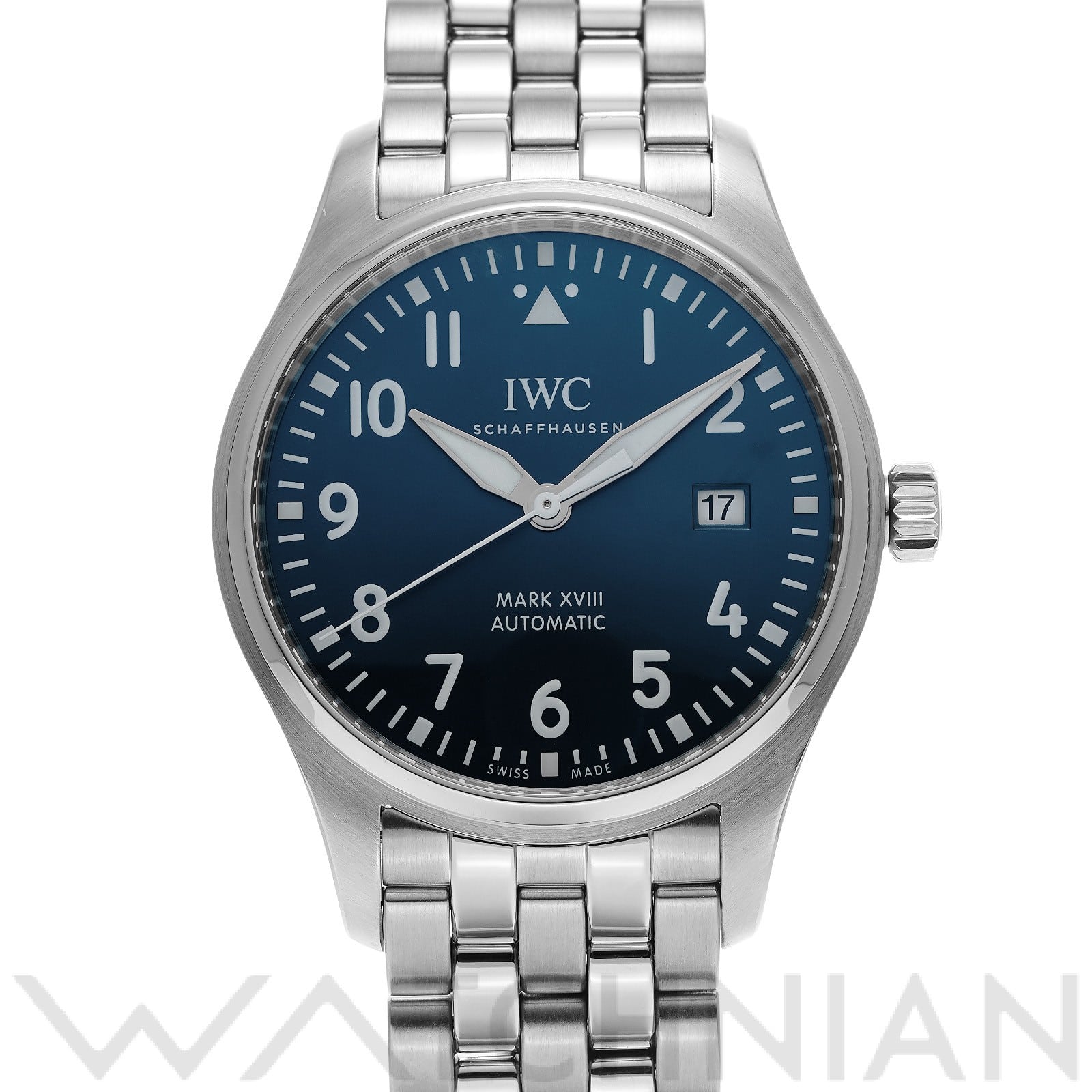 IWC マーク XVIII プティ・プランス IW327016 ブルー メンズ 時計 【中古】【wristwatch】