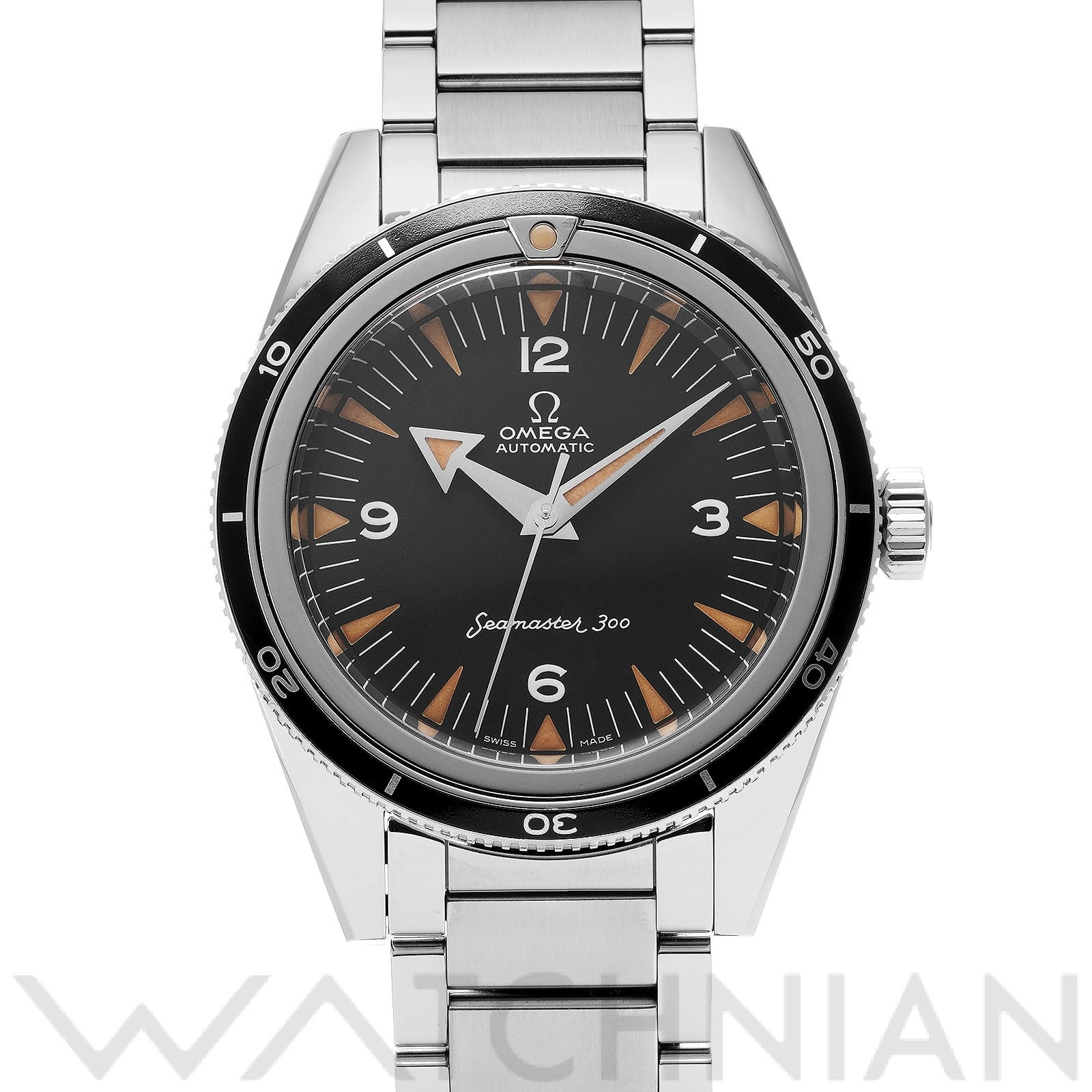 オメガ / OMEGA シーマスター 300 コーアクシャル マスタークロノメーター 1957 トリロジー 234.10.39.20.01.001 ブラック メンズ 時計 【中古】【wristwatch】