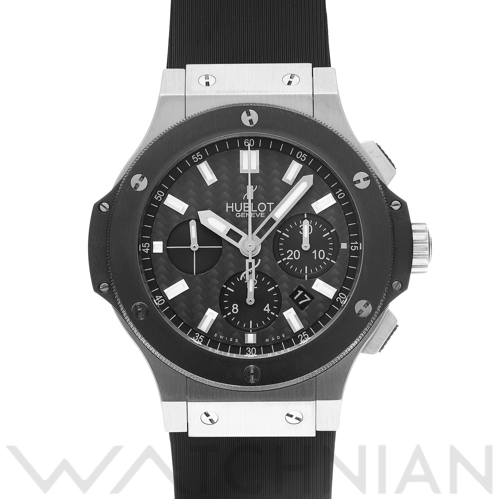 ビッグバン スチール セラミック 301.SM.1770.RX ブラックカーボン ウブロ HUBLOT メンズ 【中古】
