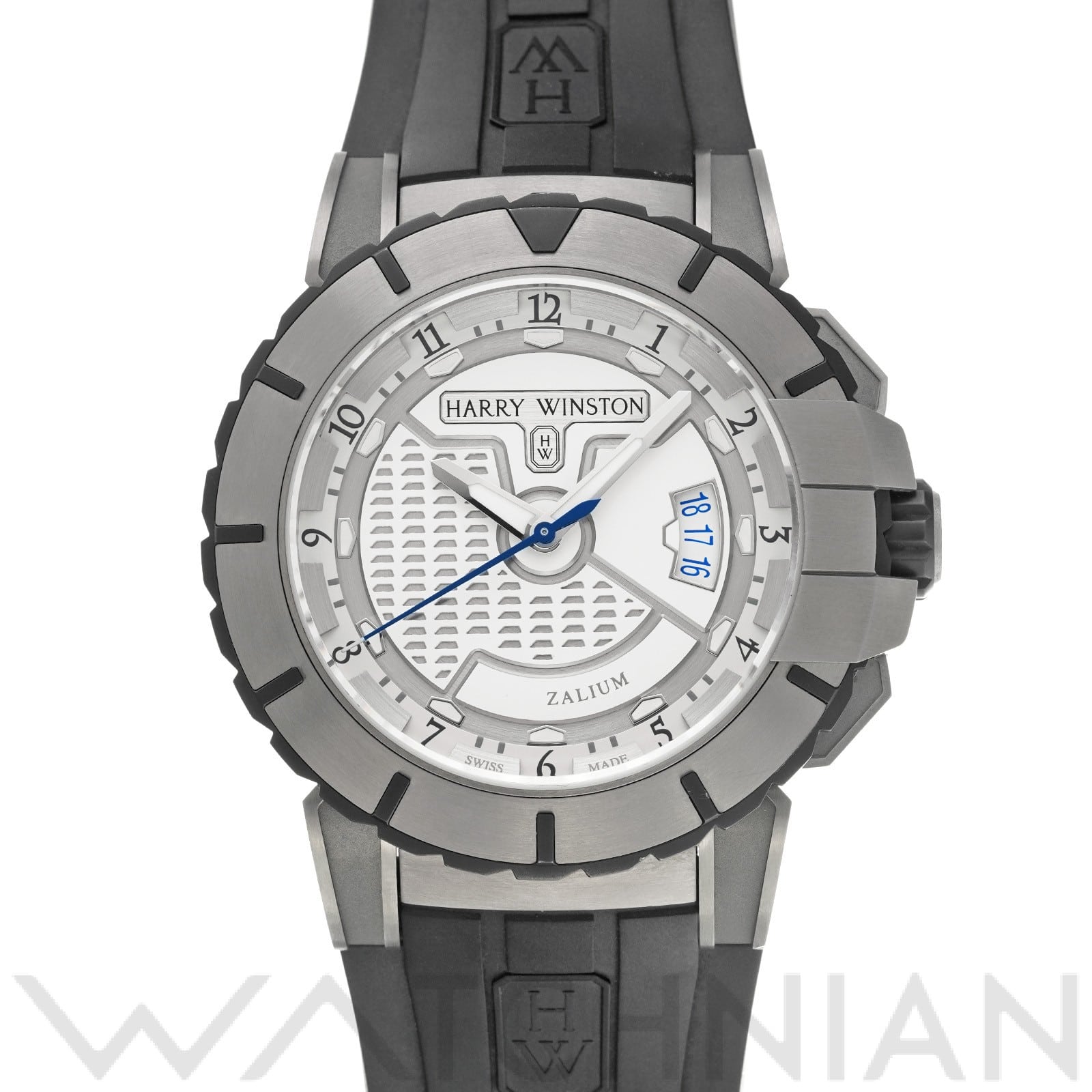 ハリー ウィンストン オーシャン スポーツ オートマティック 411/MA44ZC.W ホワイト メンズ 時計 【中古】【wristwatch】