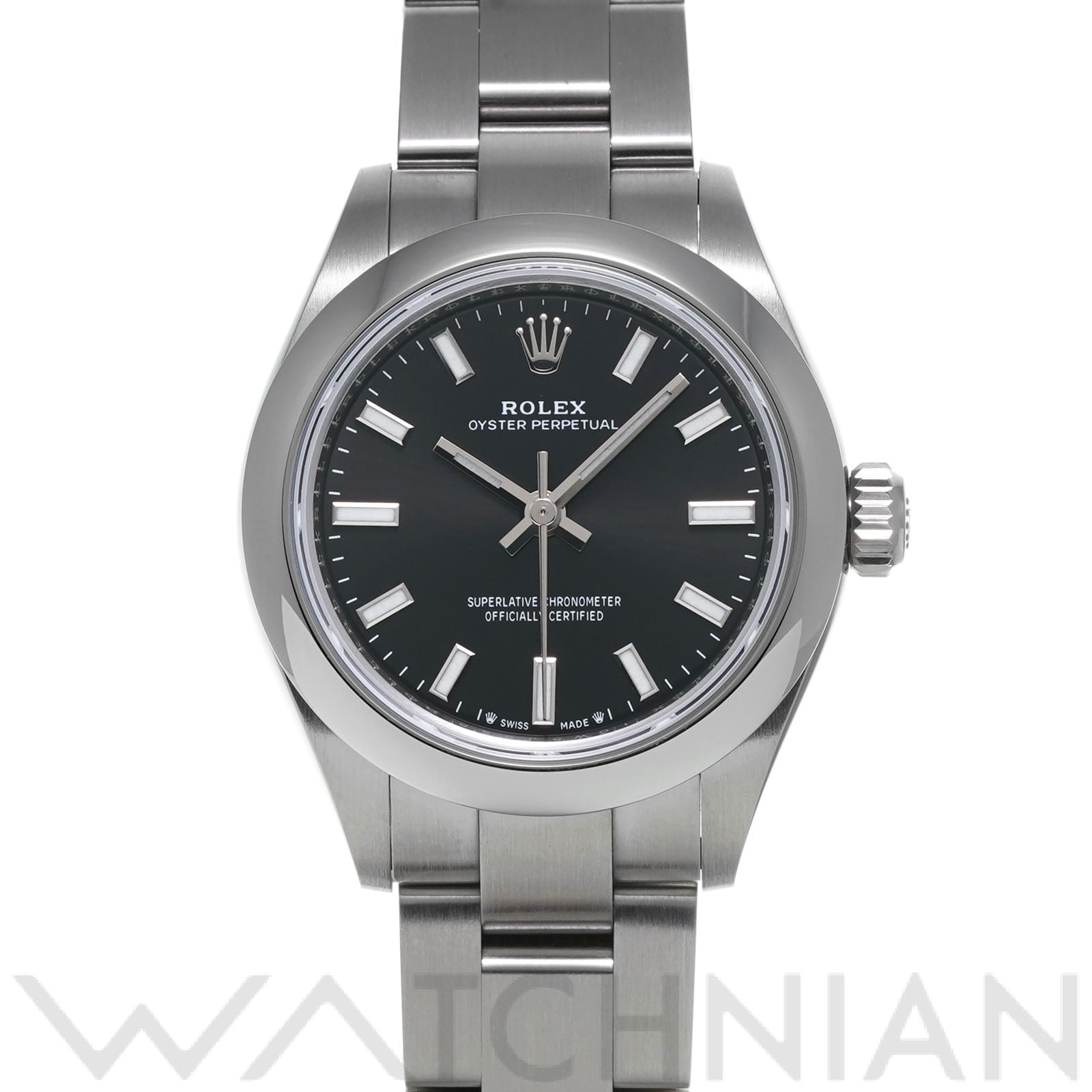 ロレックス オイスターパーペチュアル 28 276200 ブライトブラック レディース 時計 【中古】【wristwatch】