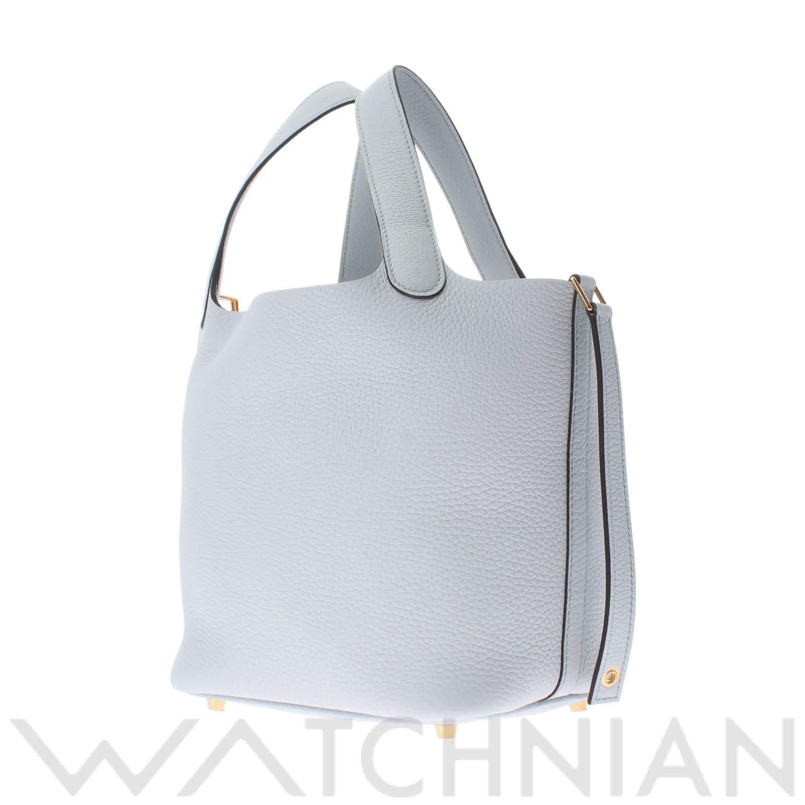 ピコタンロックPM ブルーペール/ゴールド金具 トリヨンクレマンス HERMES エルメス レディース 【新品】