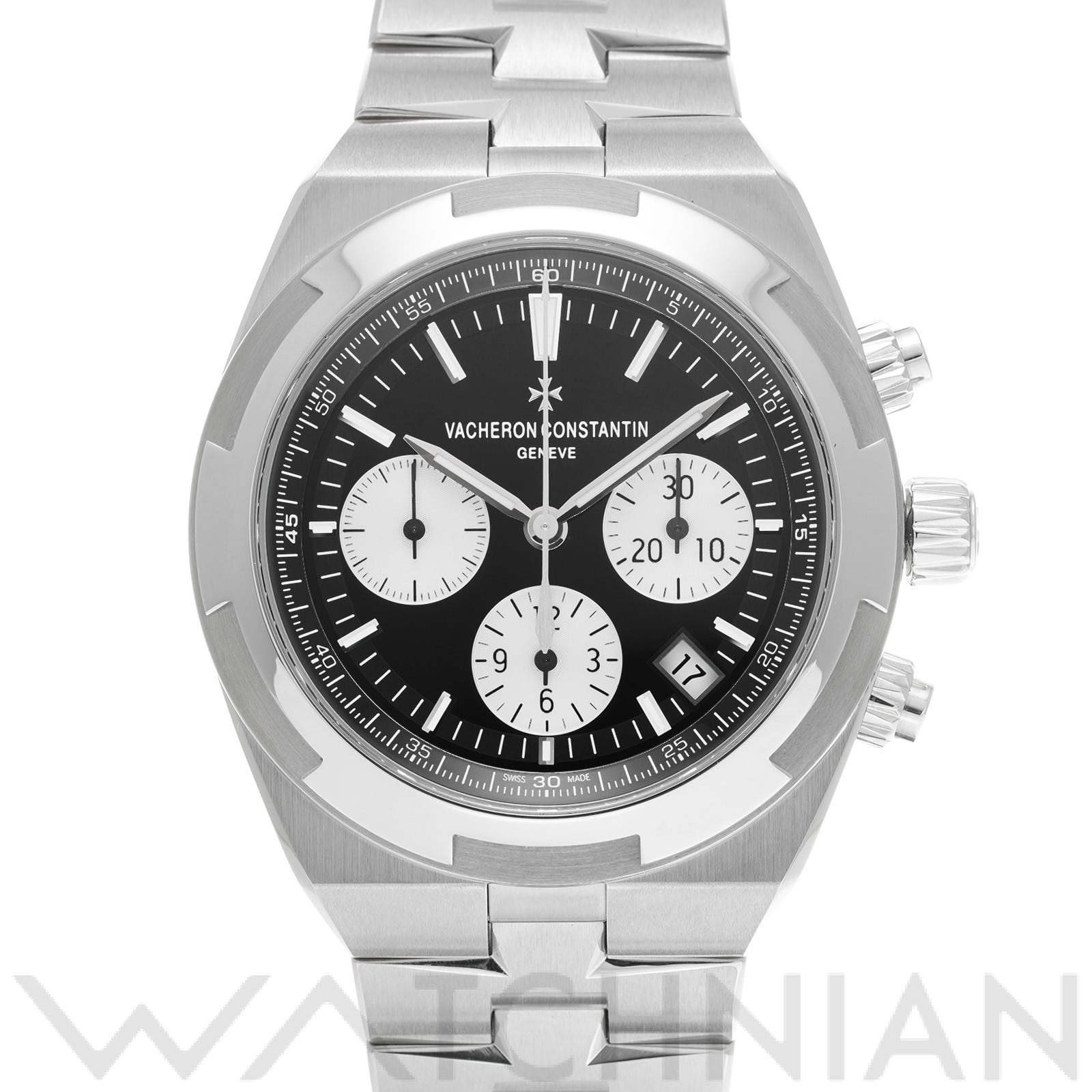 ヴァシュロン コンスタンタン / VACHERON CONSTANTIN オーバーシーズ クロノグラフ 5500V/110A-B481 ブラック/シルバ- メンズ 時計 【中古】【wristwatch】