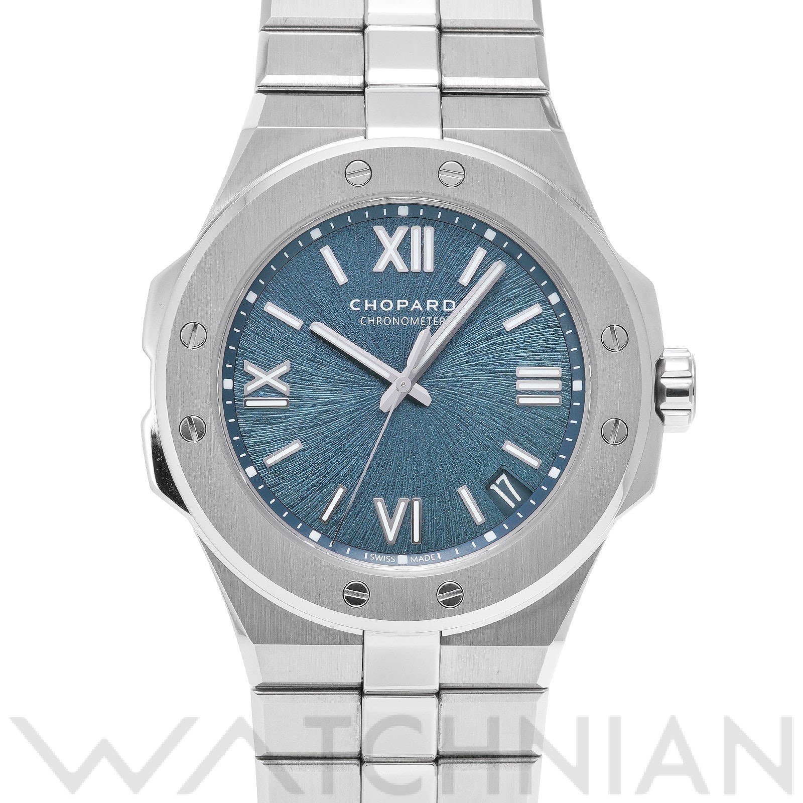 ショパール アルパインイーグル ラージ 298600-3001 ブルー メンズ 時計 【中古】【wristwatch】