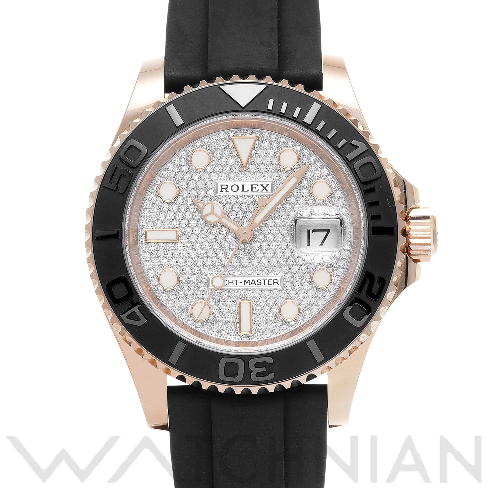 ヨットマスター 40 116655 ランダムシリアル パヴェダイヤモンド ロレックス ROLEX メンズ 【中古】