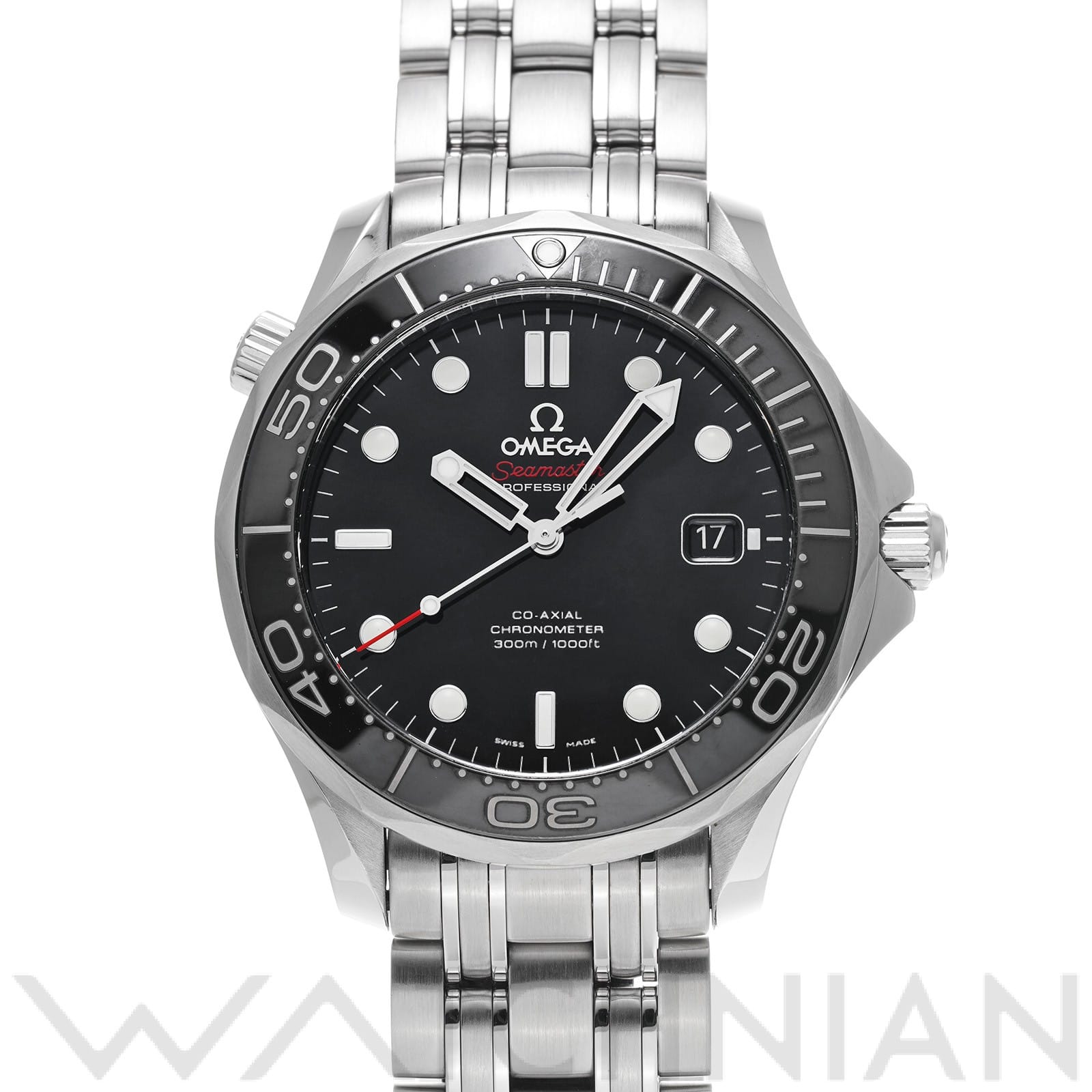 オメガ / OMEGA シーマスター ダイバー300 コーアクシャル 212.30.41.20.01.003 ブラック メンズ 時計 【中古】【wristwatch】
