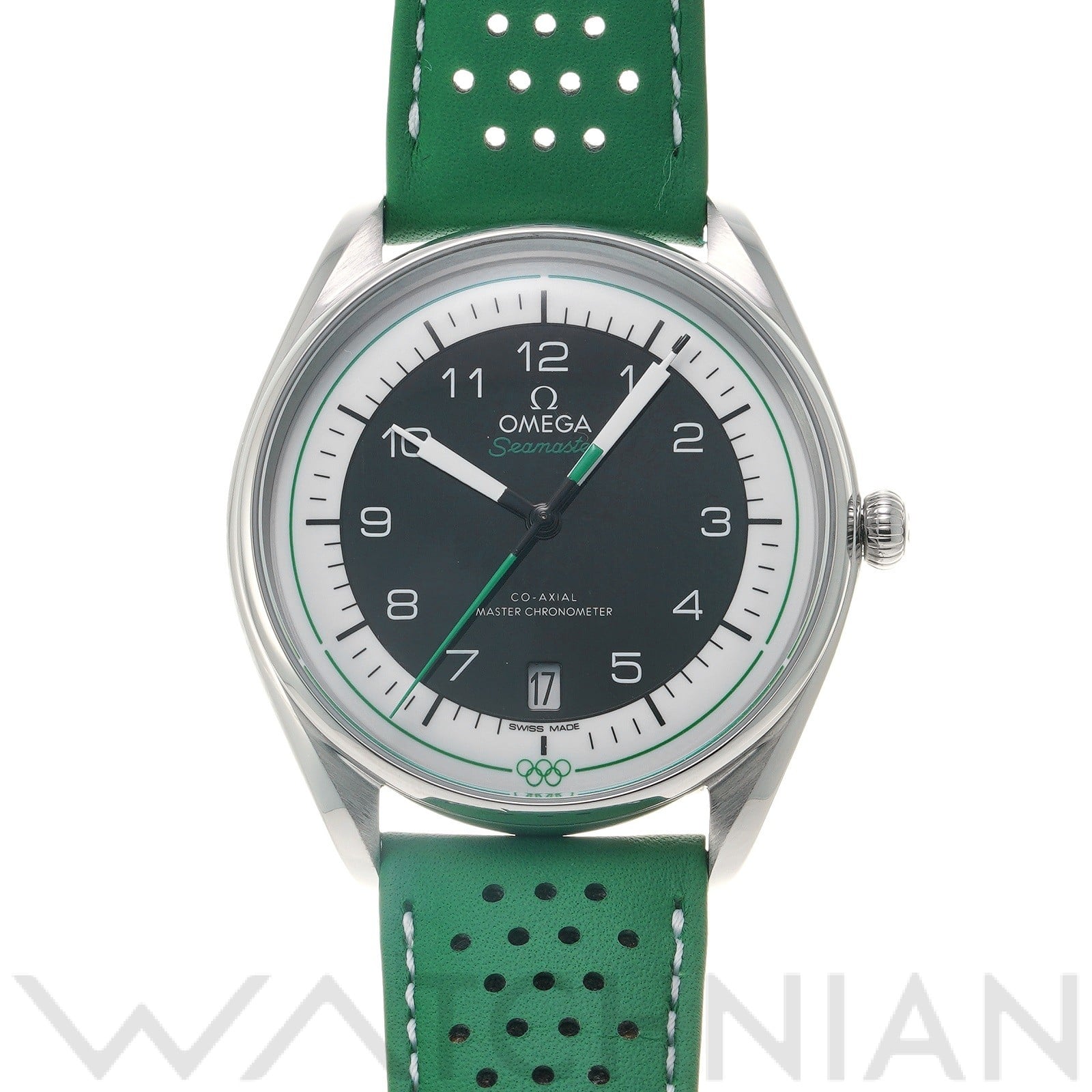 シーマスター オリンピック オフィシャルタイムキーパー コーアクシャル マスタークロノメーター 522.32.40.20.01.005 ブラック オメガ OMEGA メンズ 【中古】