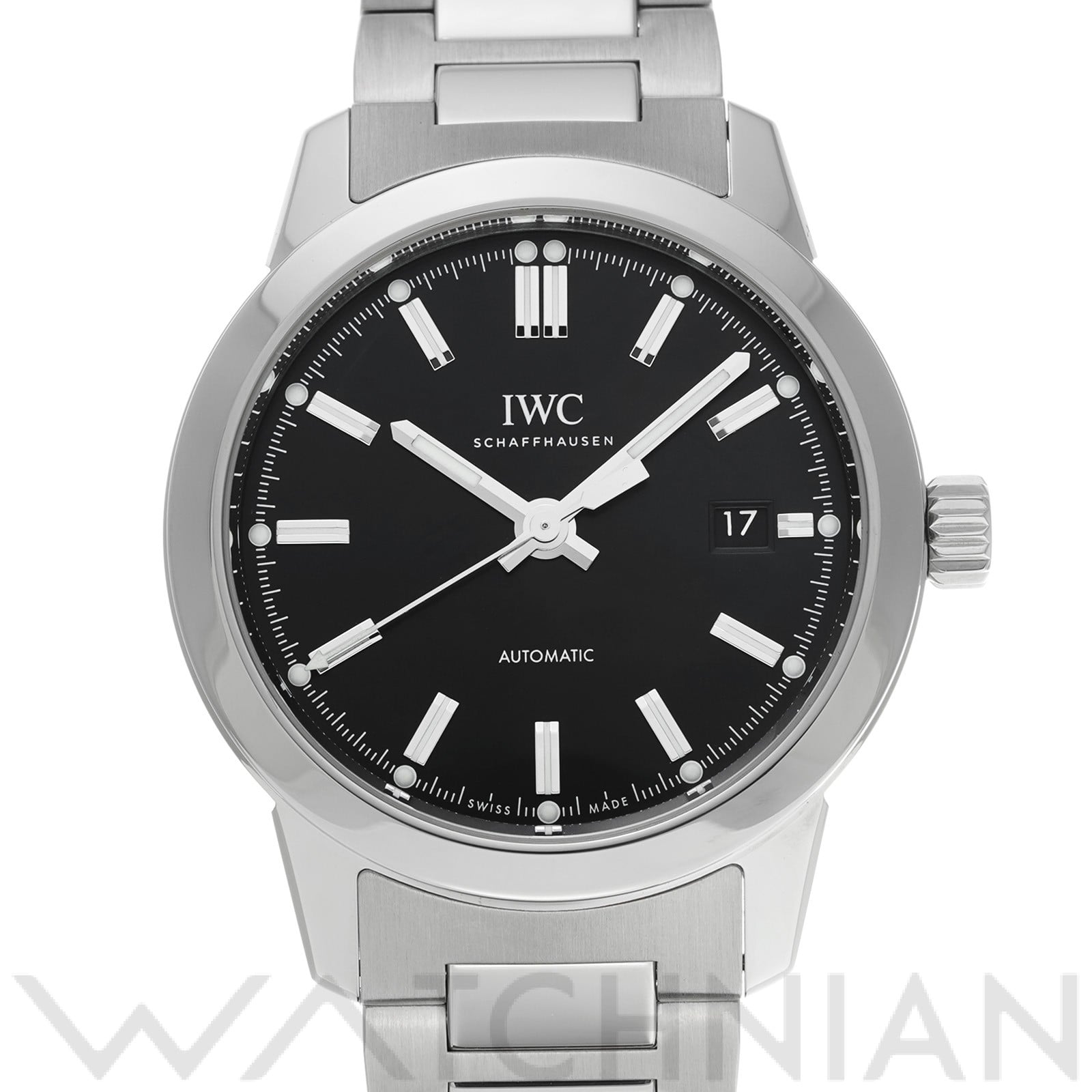 IWC インヂュニア オートマティック IW357002 ブラック メンズ 時計 【中古】【wristwatch】