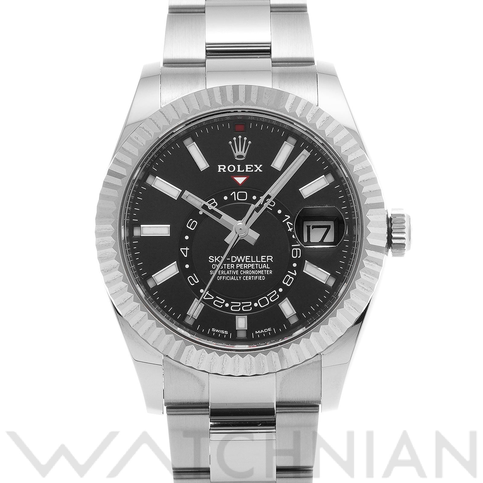 スカイドゥエラー 326934 ランダムシリアル ブライトブラック ロレックス ROLEX メンズ 【中古】