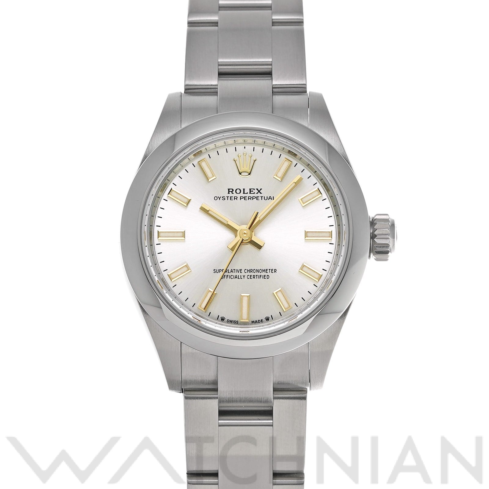 ロレックス オイスターパーペチュアル 28 276200 シルバー レディース 時計 【中古】【wristwatch】