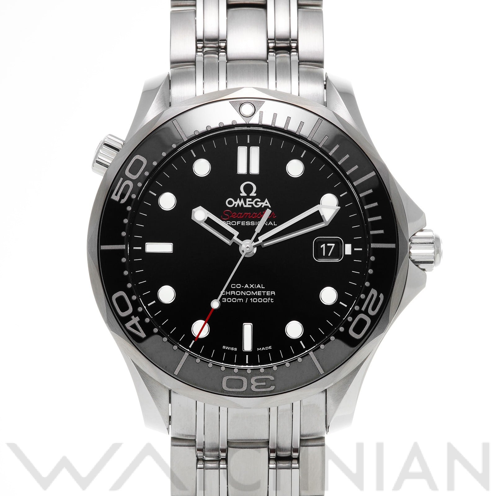 オメガ / OMEGA シーマスター ダイバー300 コーアクシャル 212.30.41.20.01.003 ブラック メンズ 時計 【中古】【wristwatch】