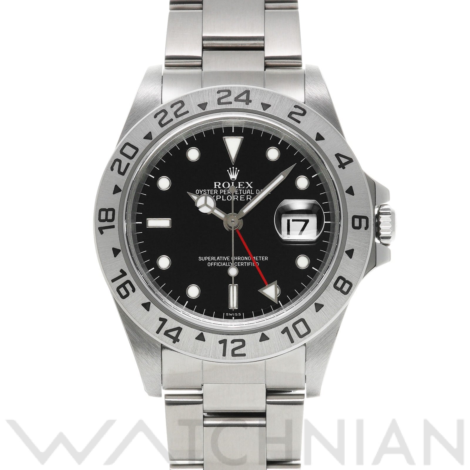 ロレックス エクスプローラーII 16570 ブラック メンズ 時計 【中古】【wristwatch】