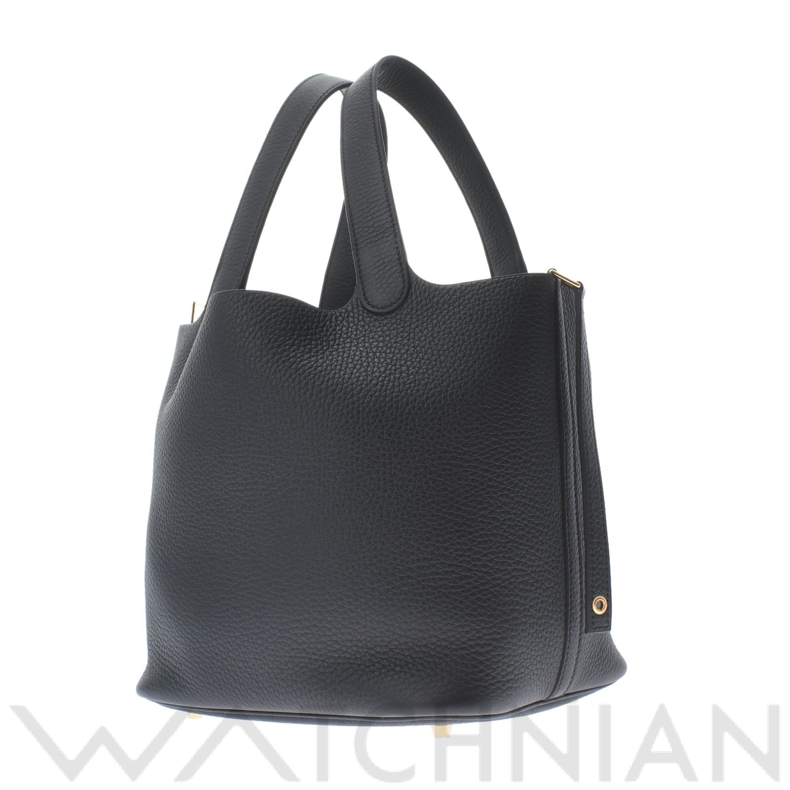 ピコタンロック MM 黒/ゴールド金具 トリヨンクレマンス HERMES エルメス レディース 【新品】