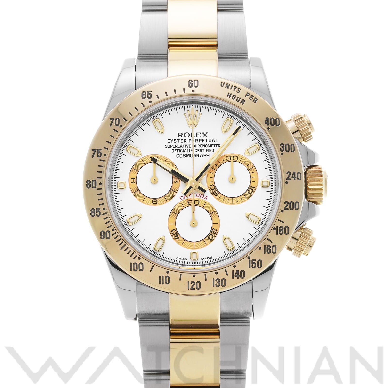 ロレックス コスモグラフ デイトナ 116523 ホワイト メンズ 時計 【中古】【wristwatch】