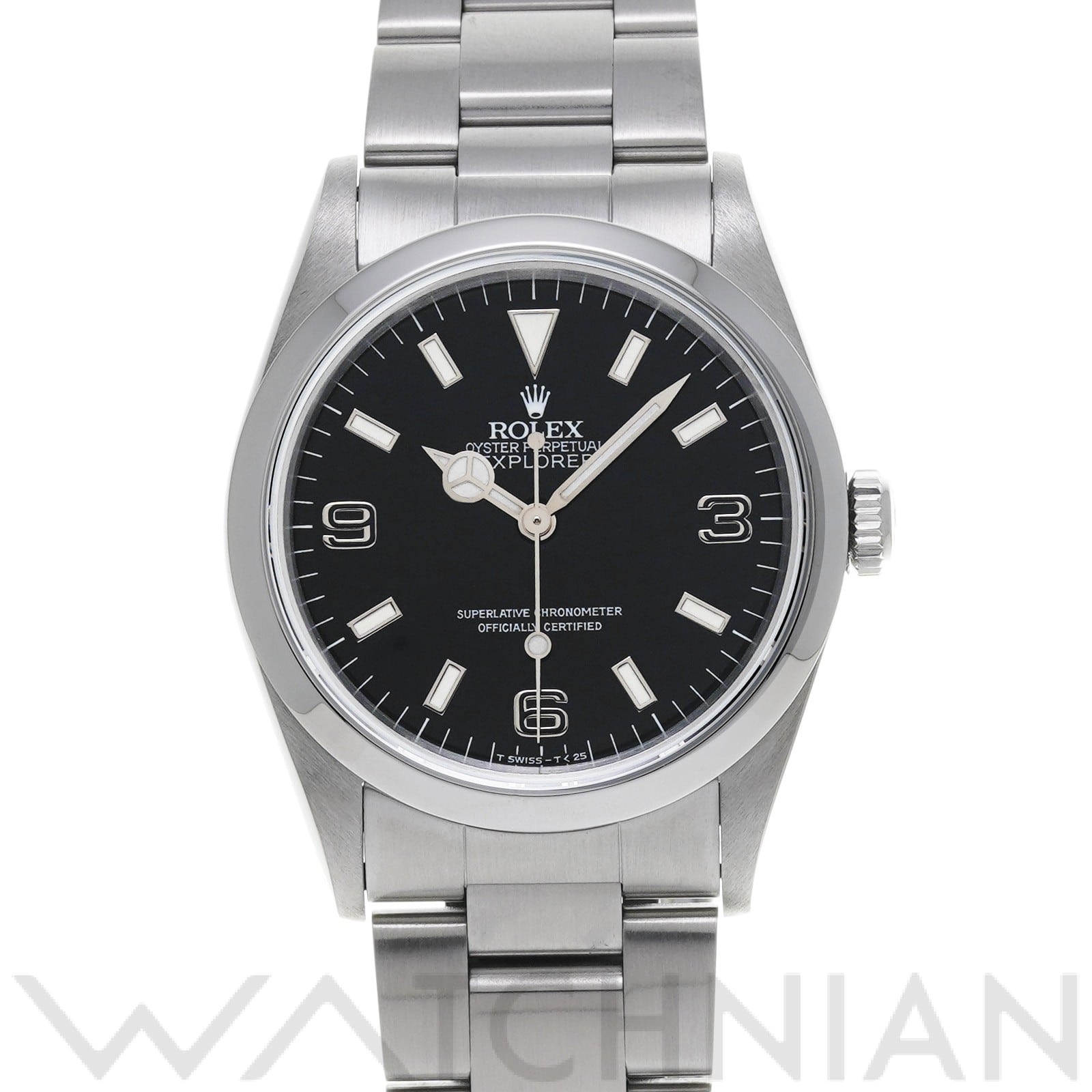 ロレックス エクスプローラー ブラックアウト 14270 ブラック メンズ 時計 【中古】【wristwatch】