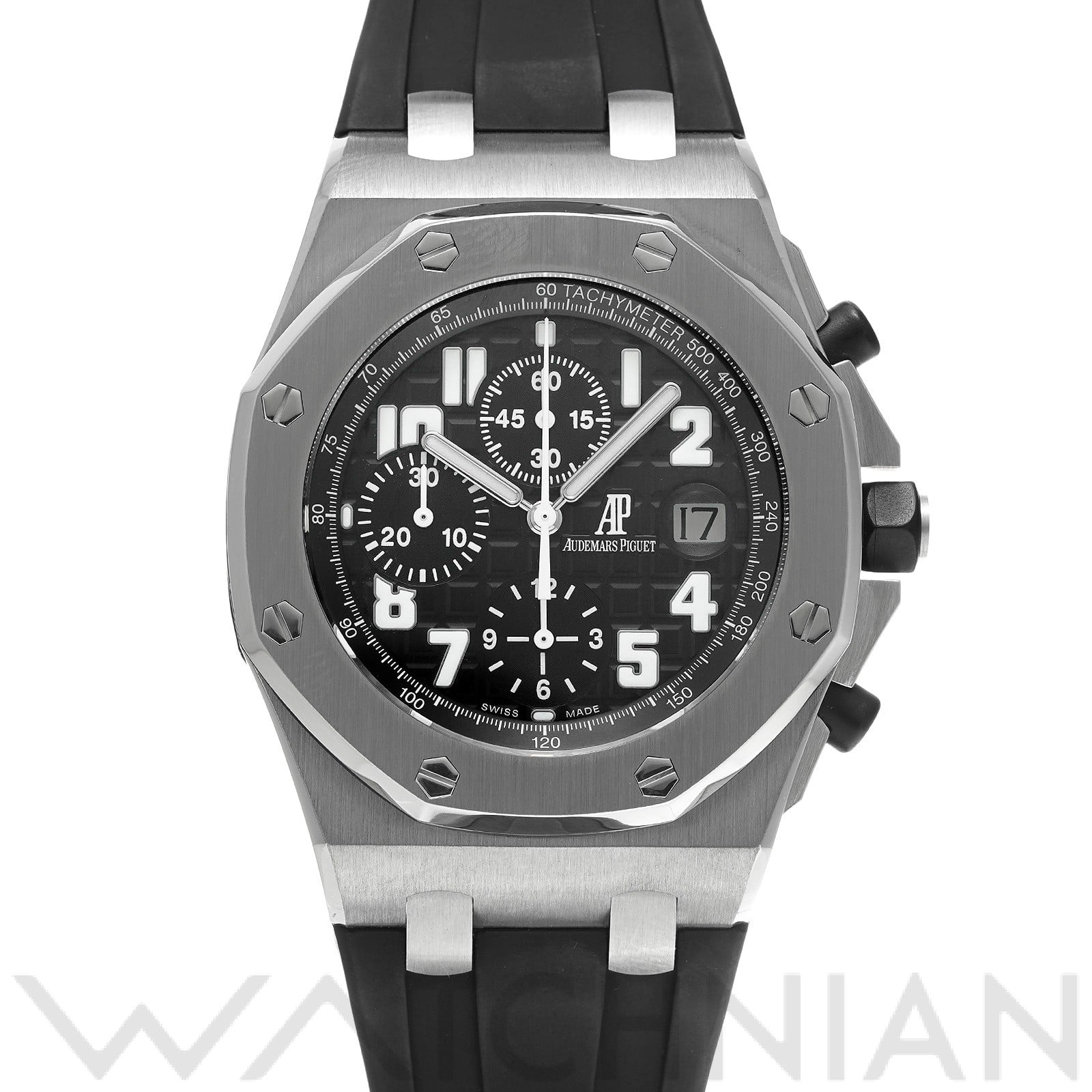 オーデマ ピゲ ロイヤルオーク オフショア クロノグラフ 26020ST.OO.D001IN.01 ブラック メンズ 時計 【中古】【wristwatch】