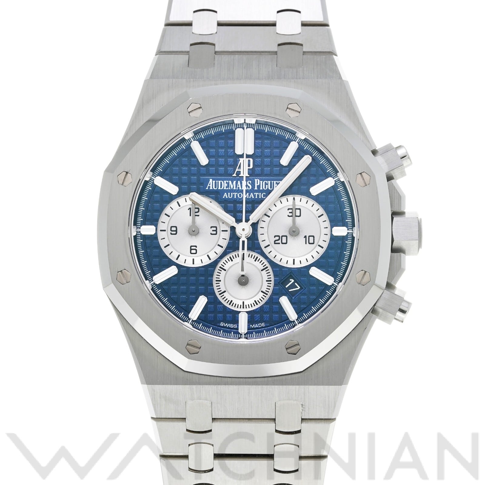 オーデマ ピゲ ロイヤルオーク クロノグラフ 26331ST.OO.1220ST.01 ブルー/ロジウム メンズ 時計 【中古】【wristwatch】