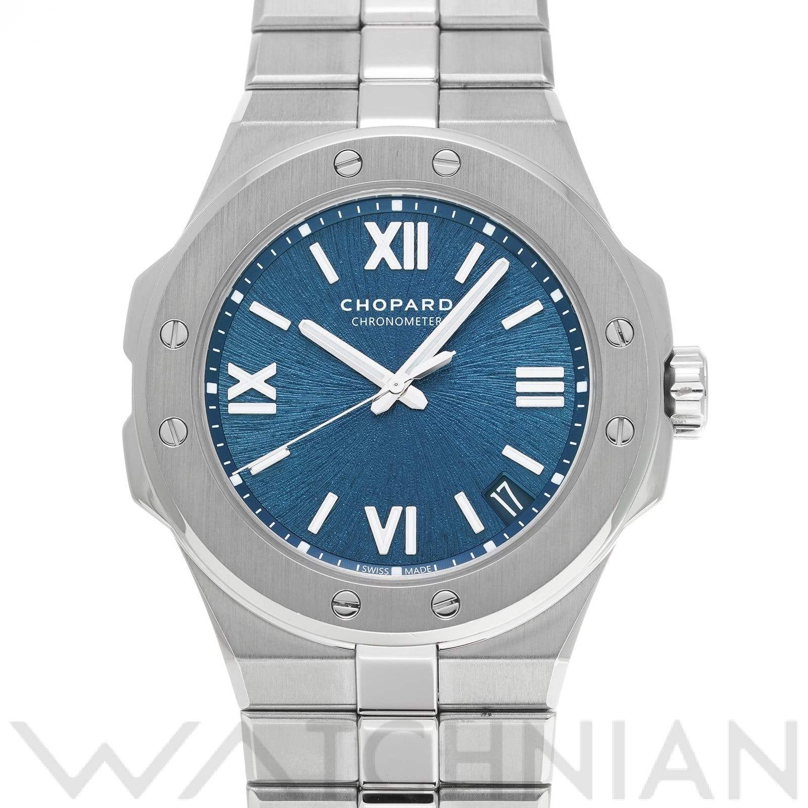 ショパール アルパインイーグル ラージ 298600-3001 ブルー メンズ 時計 【中古】【wristwatch】