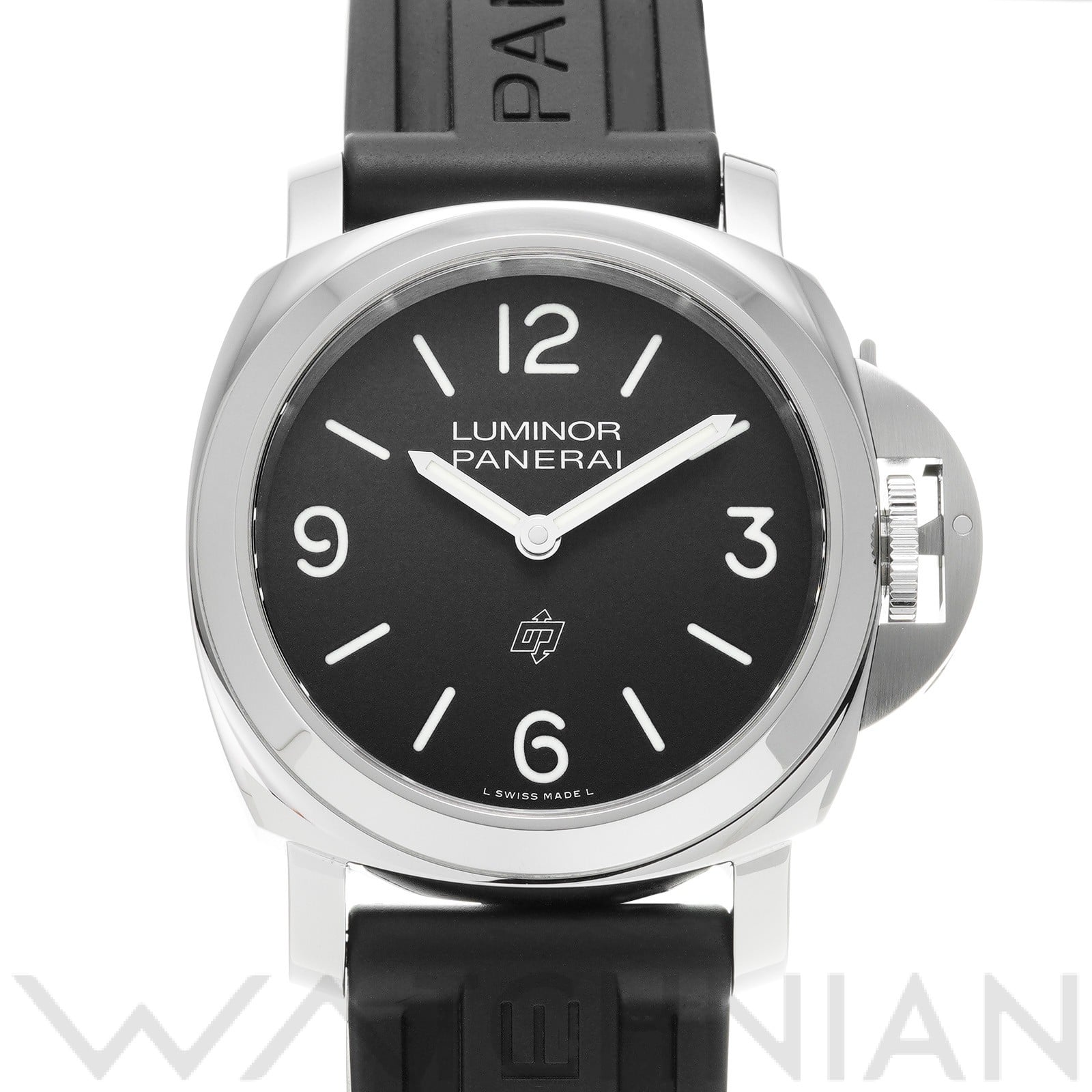 ルミノール ベース ロゴ PAM01086 W番(2020年製造) ブラック パネライ OFFICINE PANERAI メンズ 【中古】