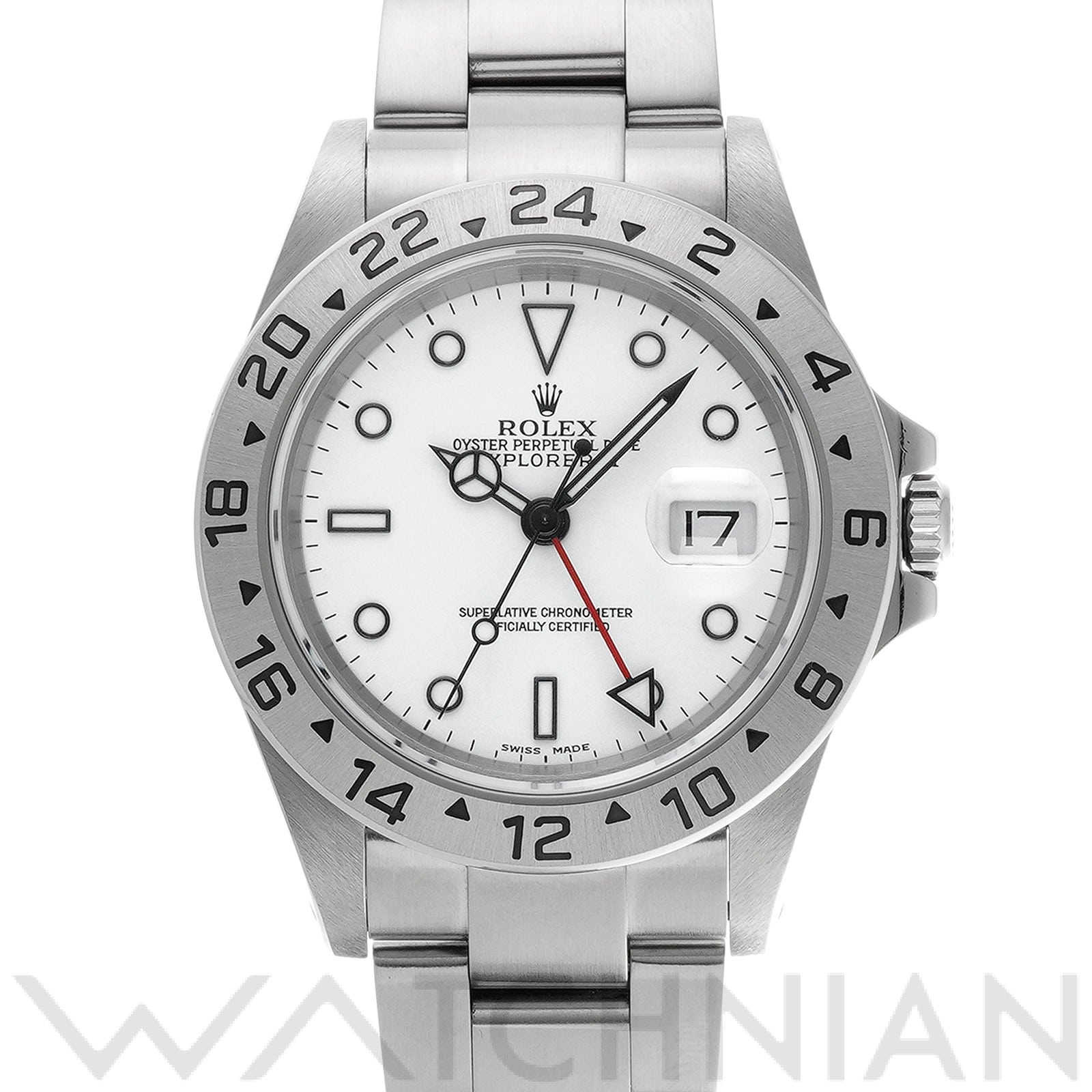 ロレックス エクスプローラーII 16570 ホワイト メンズ 時計 【中古】【wristwatch】