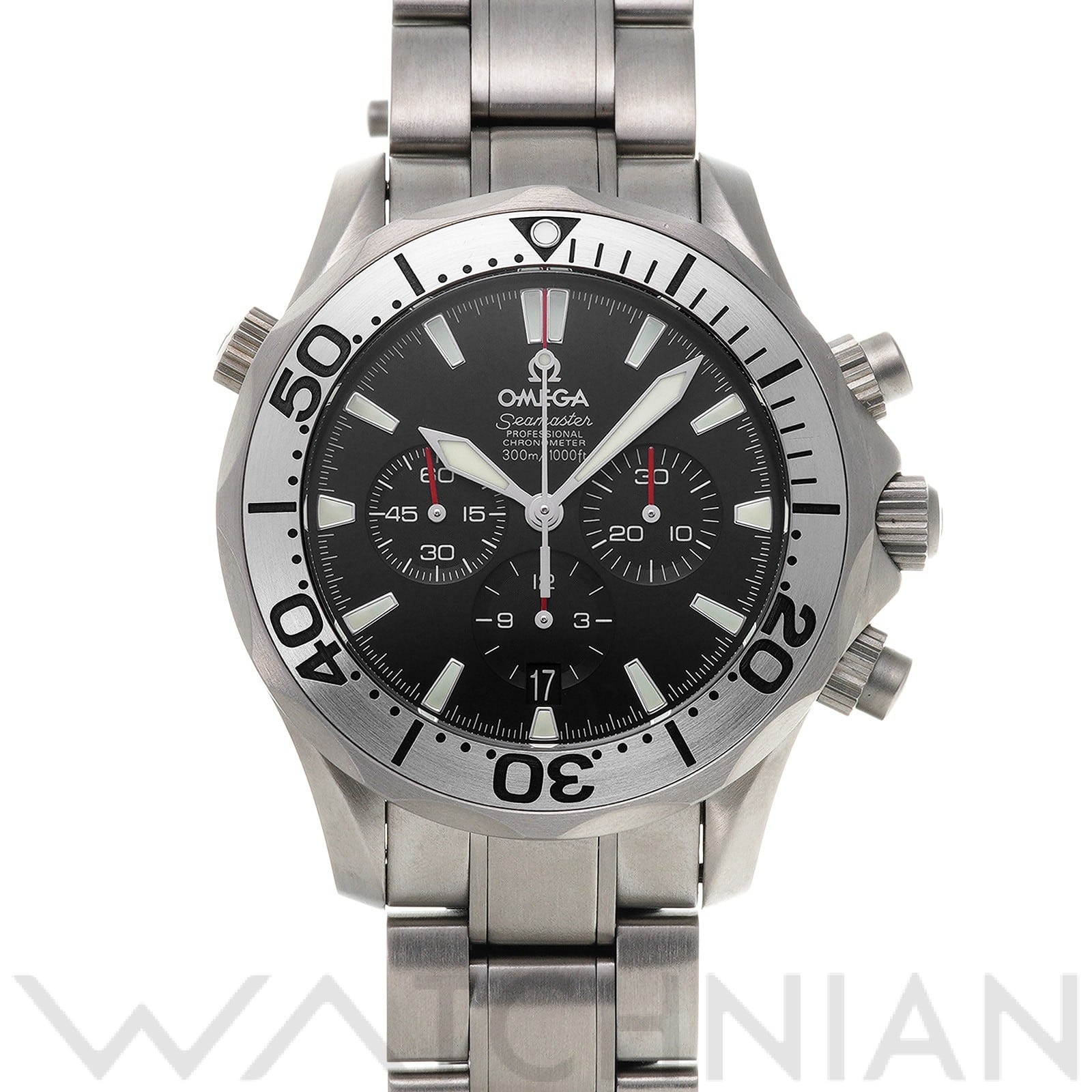 オメガ / OMEGA シーマスター プロフェッショナル 300 クロノグラフ 2293.52 ブラック メンズ 時計 【中古】【wristwatch】