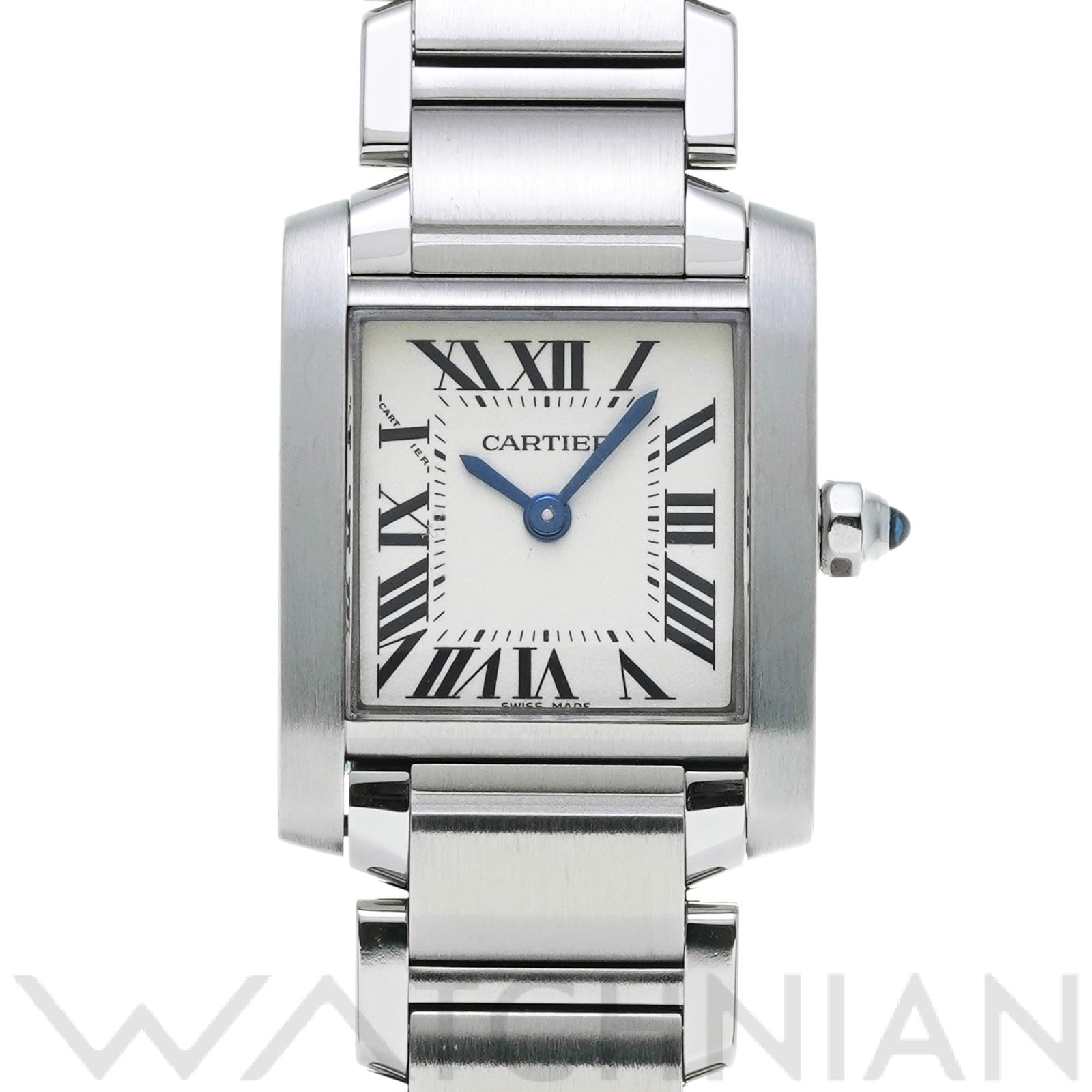 カルティエ / CARTIER タンクフランセーズ SM W51008Q3 シルバー レディース 時計 【中古】【wristwatch】