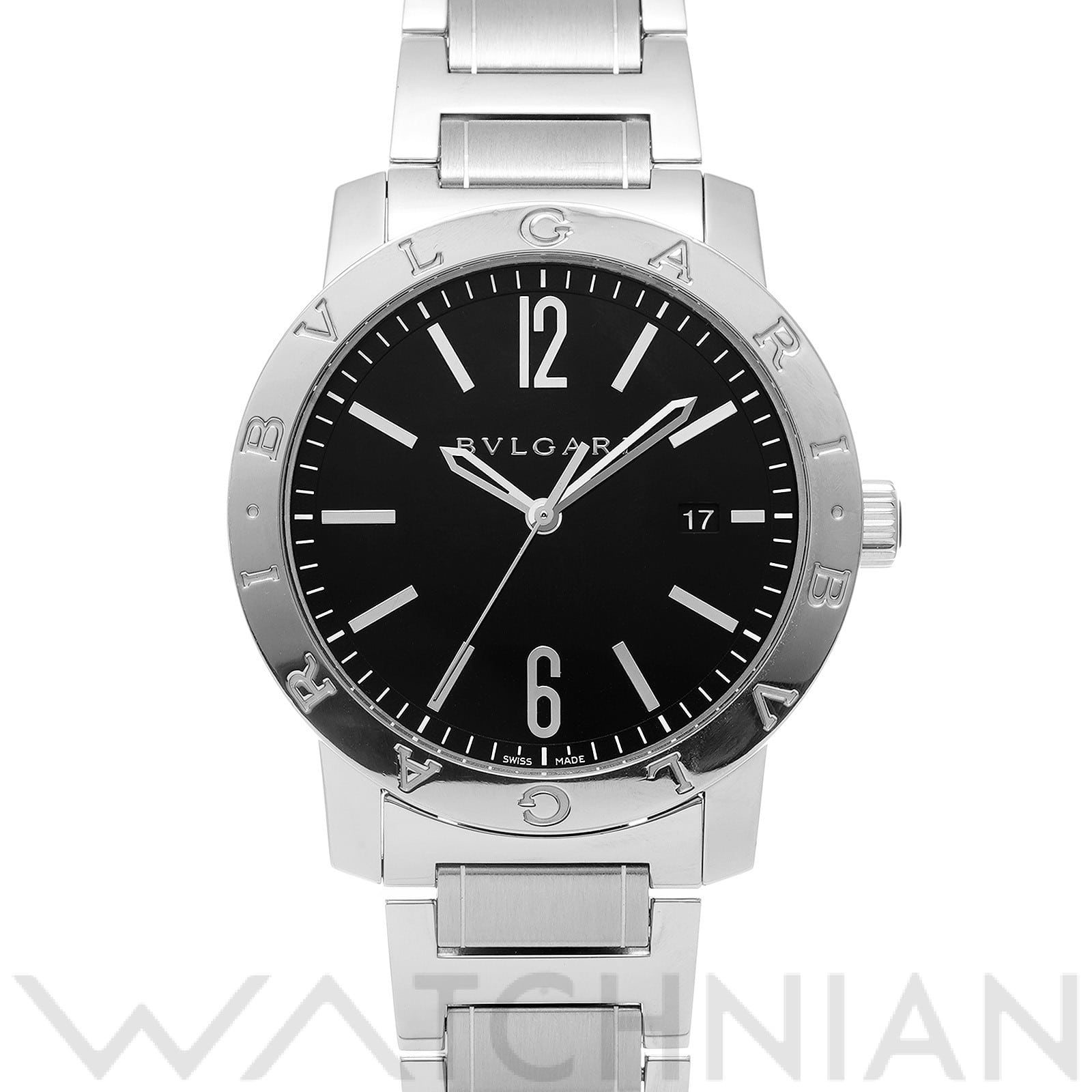 ブルガリ / BVLGARI ブルガリブルガリ BB41BSSD ブラック メンズ 時計 【中古】【wristwatch】