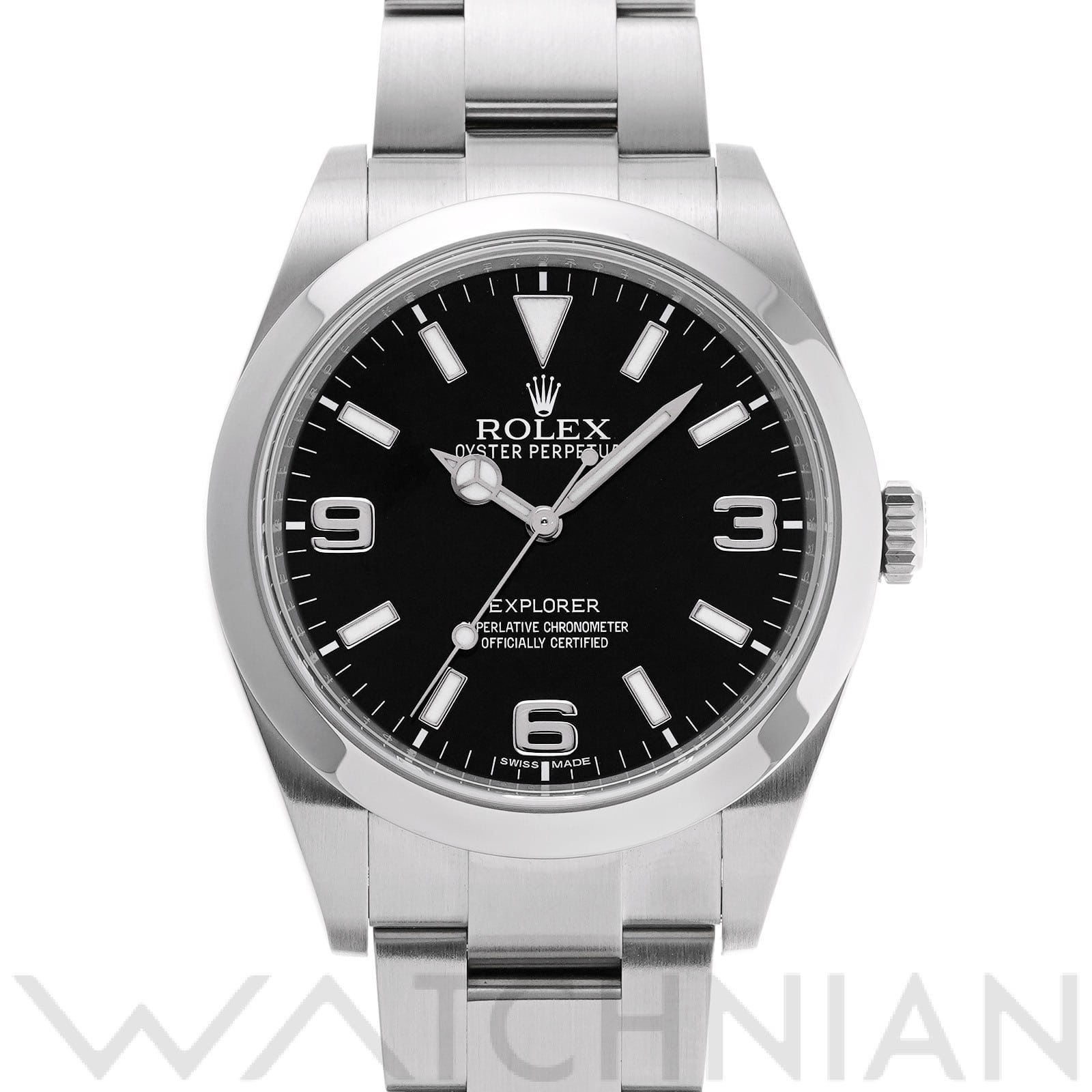 ロレックス エクスプローラー 214270 ブラック メンズ 時計 【中古】【wristwatch】