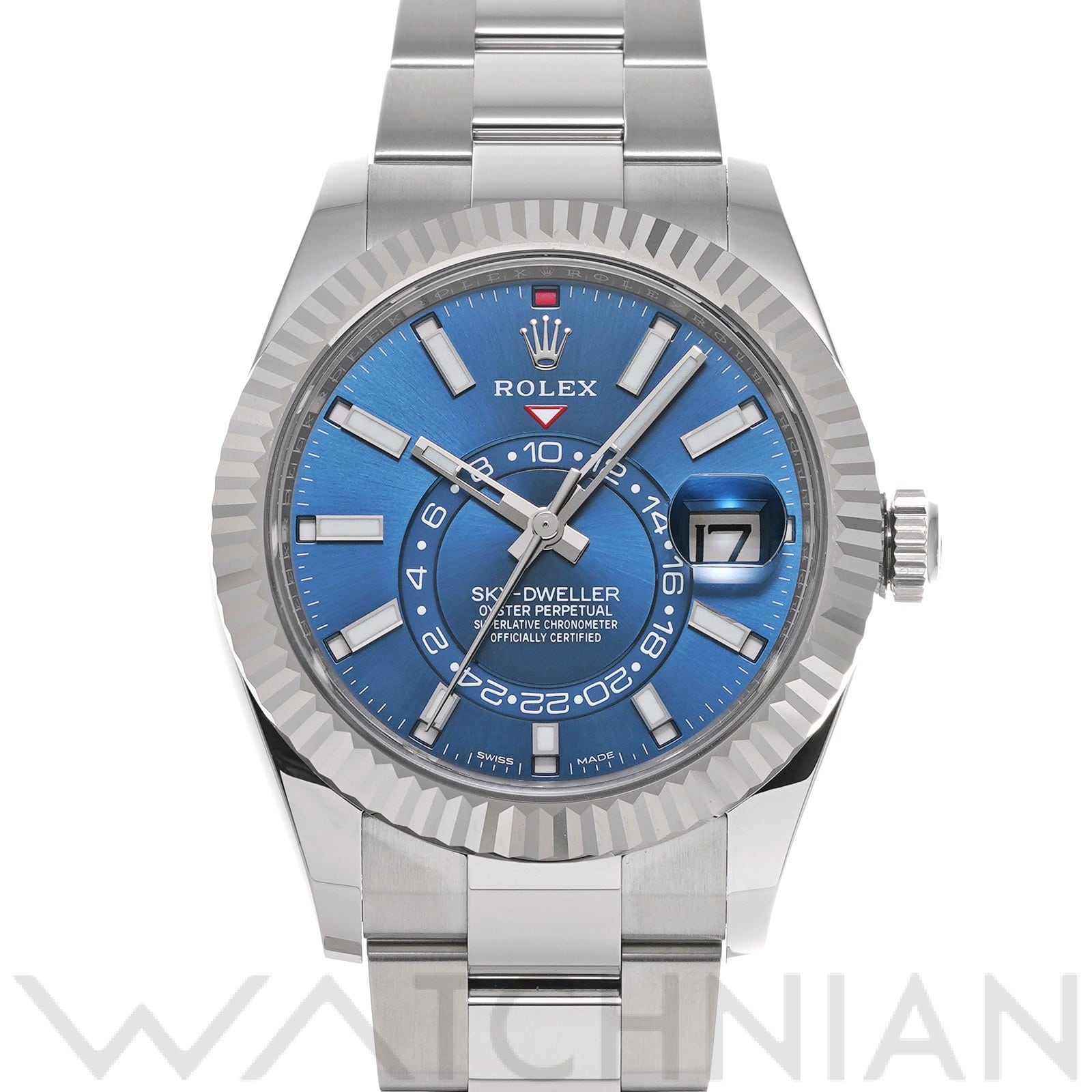 スカイドゥエラー 326934 ランダムシリアル ブライトブルー ロレックス ROLEX メンズ 【中古】