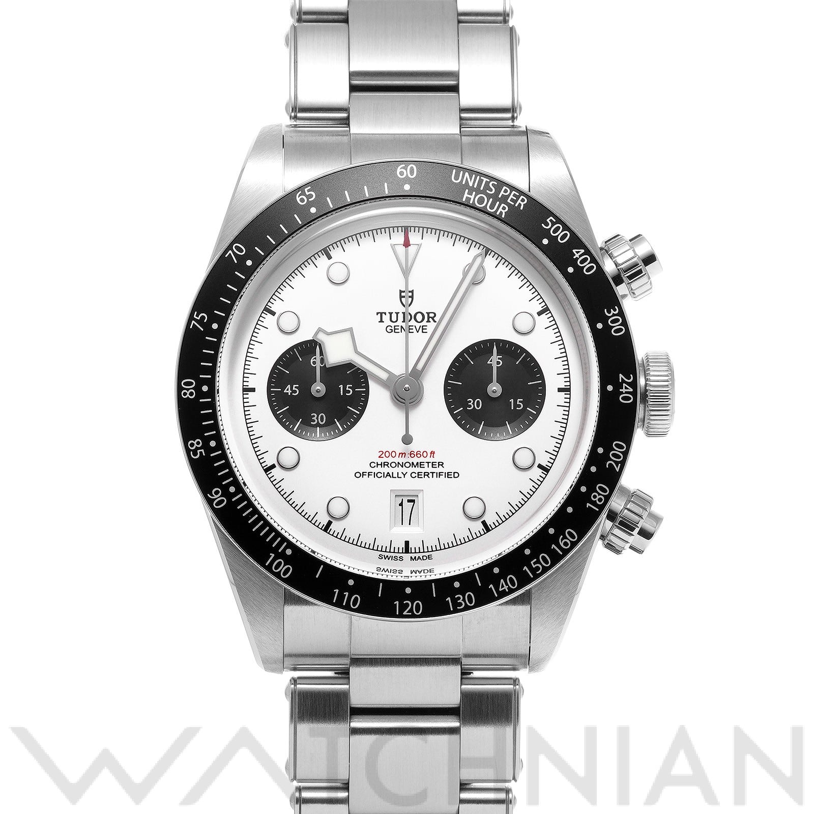 チューダー / チュードル / TUDOR ブラックベイ クロノ 79360N シルバー/ブラック メンズ 時計 【中古】【wristwatch】