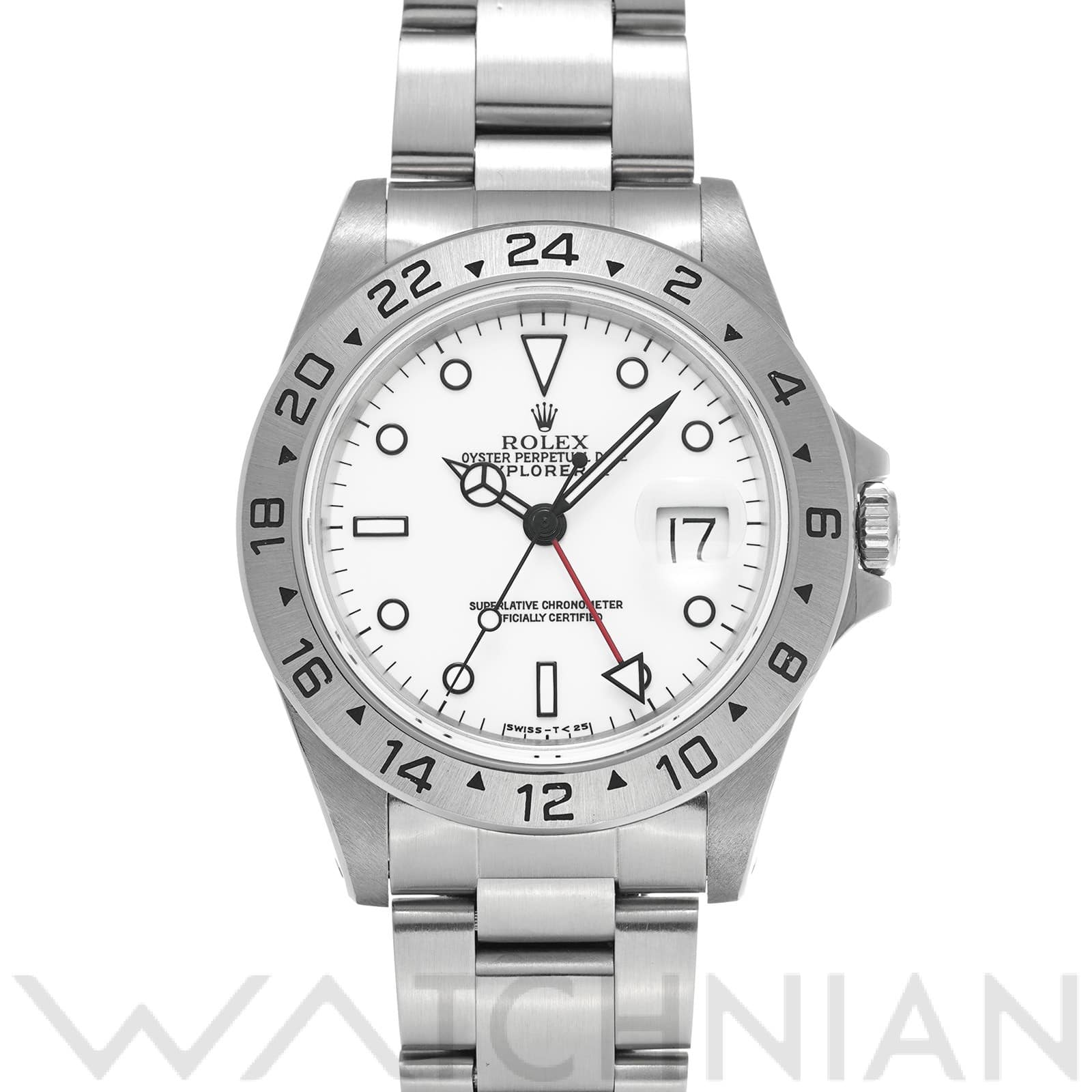 ロレックス エクスプローラーII 16570 ホワイト メンズ 時計 【中古】【wristwatch】