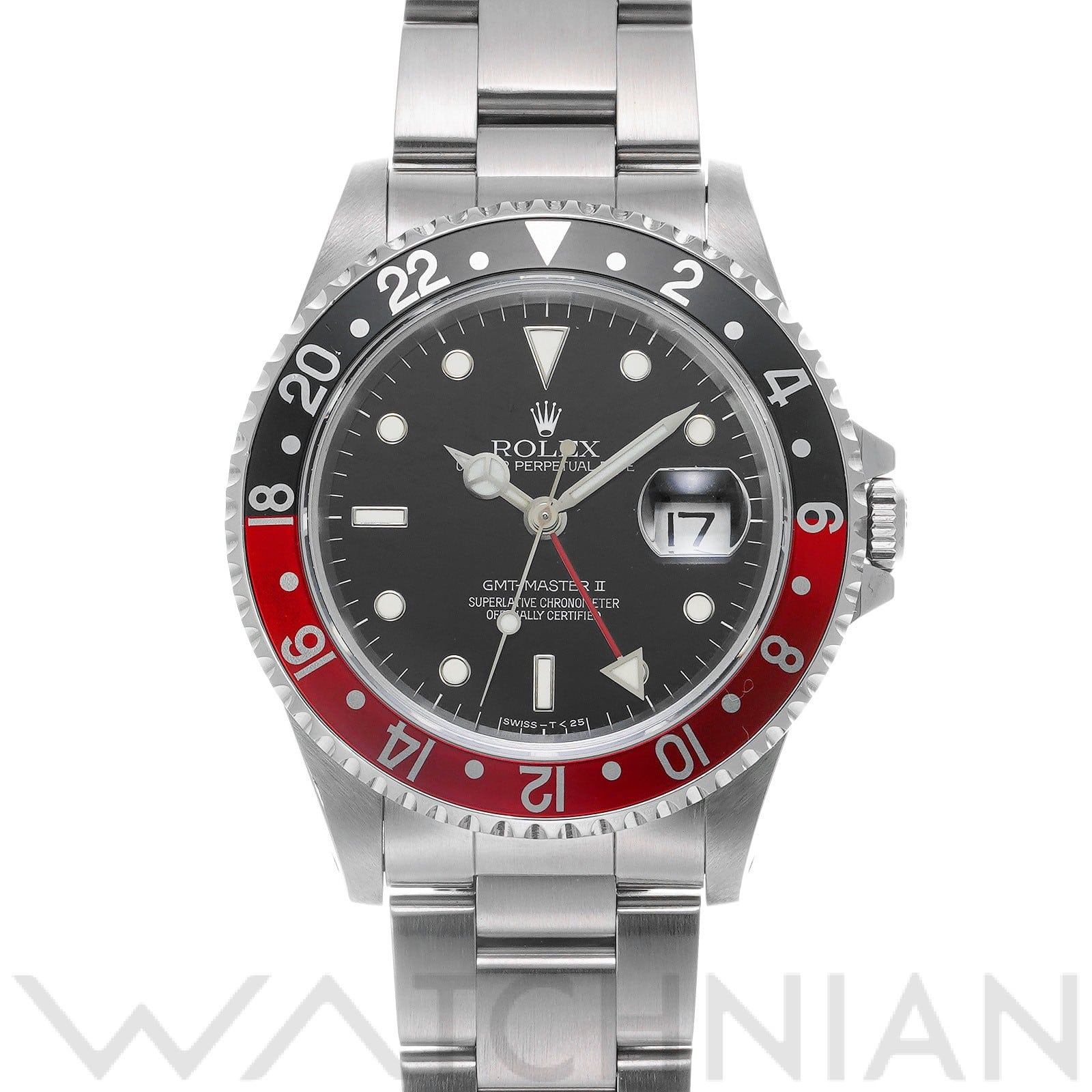 ロレックス GMTマスターII 16710 ブラック メンズ 時計 【中古】【wristwatch】