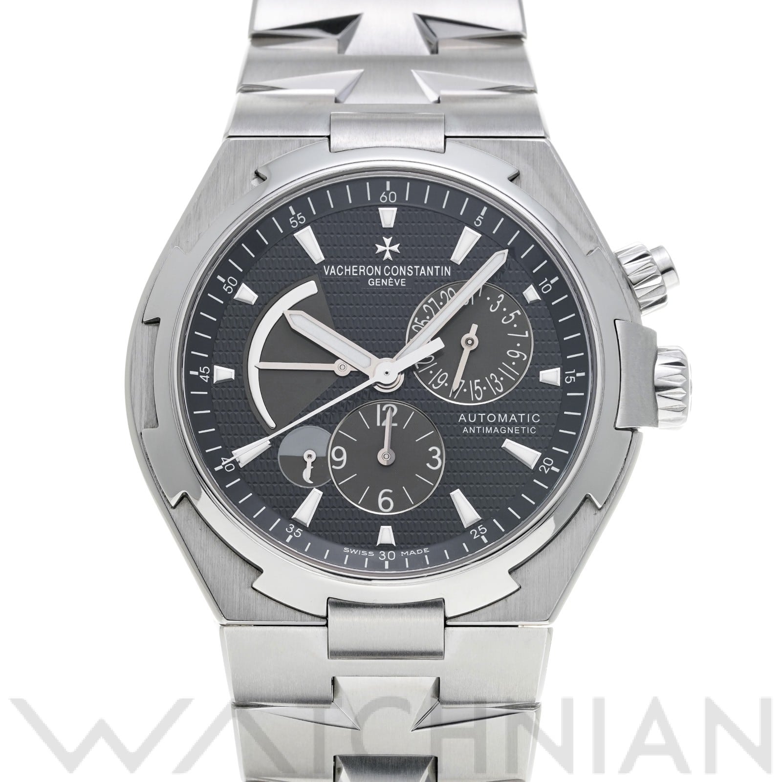 ヴァシュロン コンスタンタン / VACHERON CONSTANTIN オーバーシーズ デュアルタイム 47450/B01A-9227 ブラック/グレー メンズ 時計 【中古】【wristwatch】