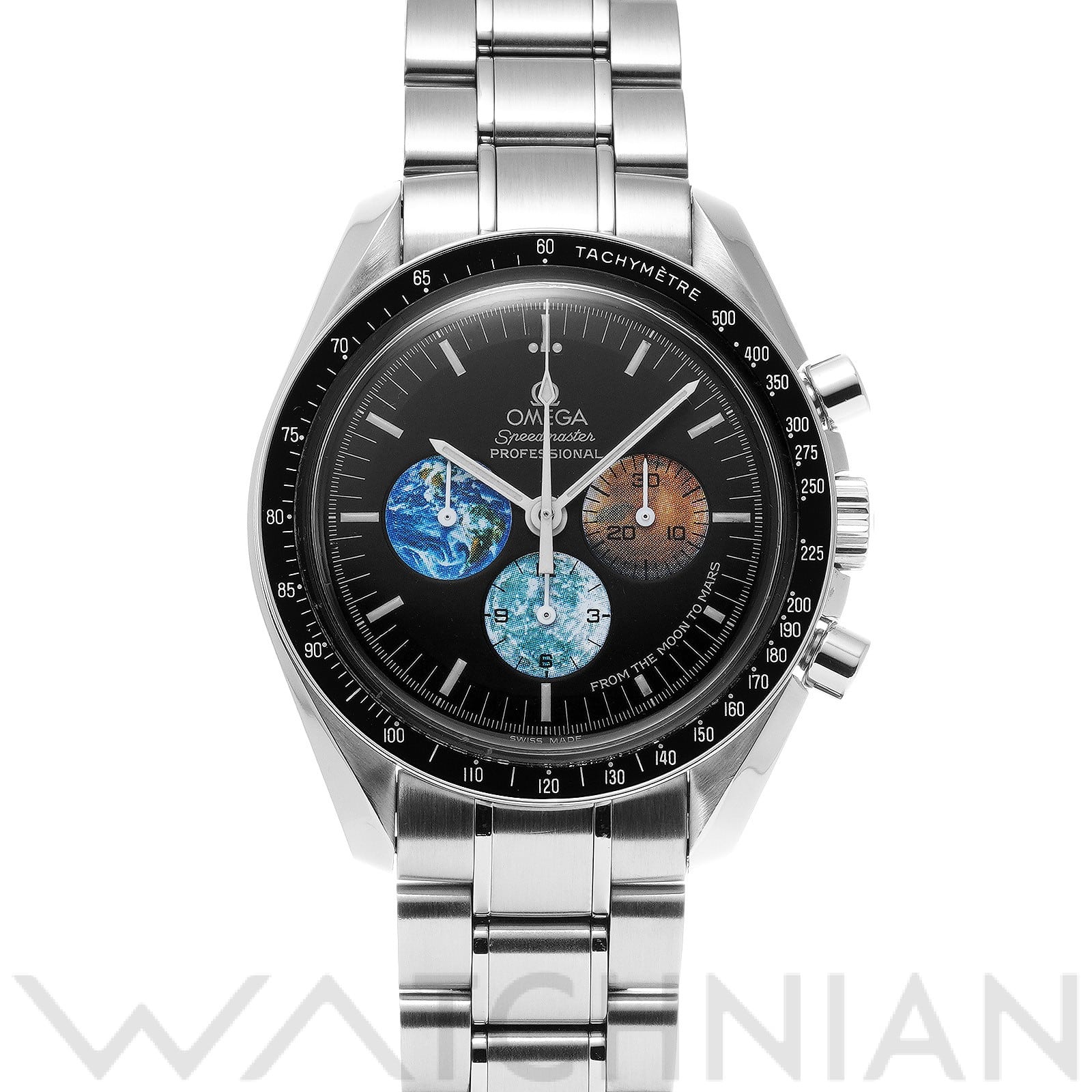 オメガ / OMEGA スピードマスター プロフェッショナル ムーンウォッチ フロムザムーントゥマーズ 3577.50 ブラック メンズ 時計 【中古】【wristwatch】