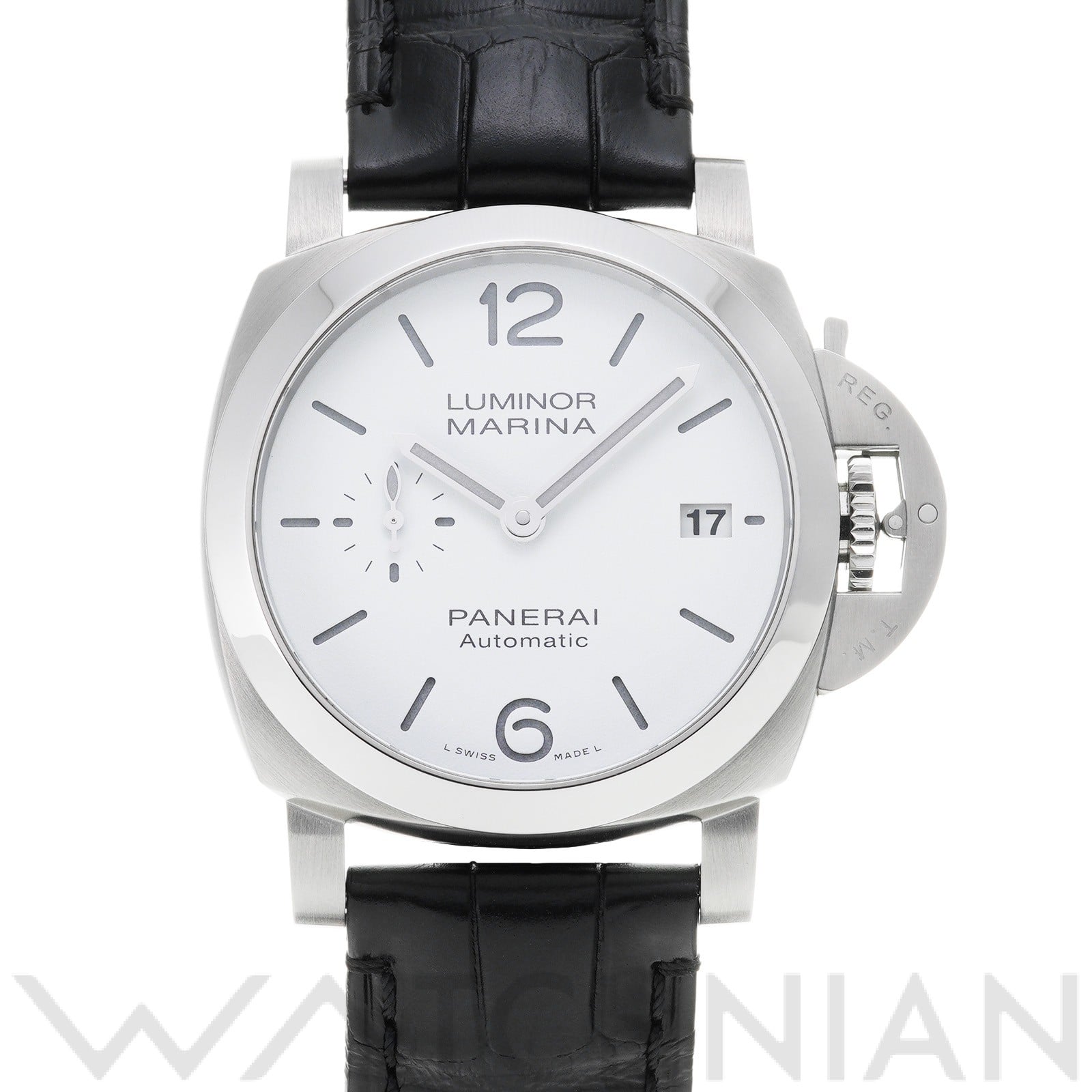 ルミノールマリーナ クアランタ PAM01271 X番(2021年製造) ホワイト パネライ OFFICINE PANERAI メンズ 【中古】