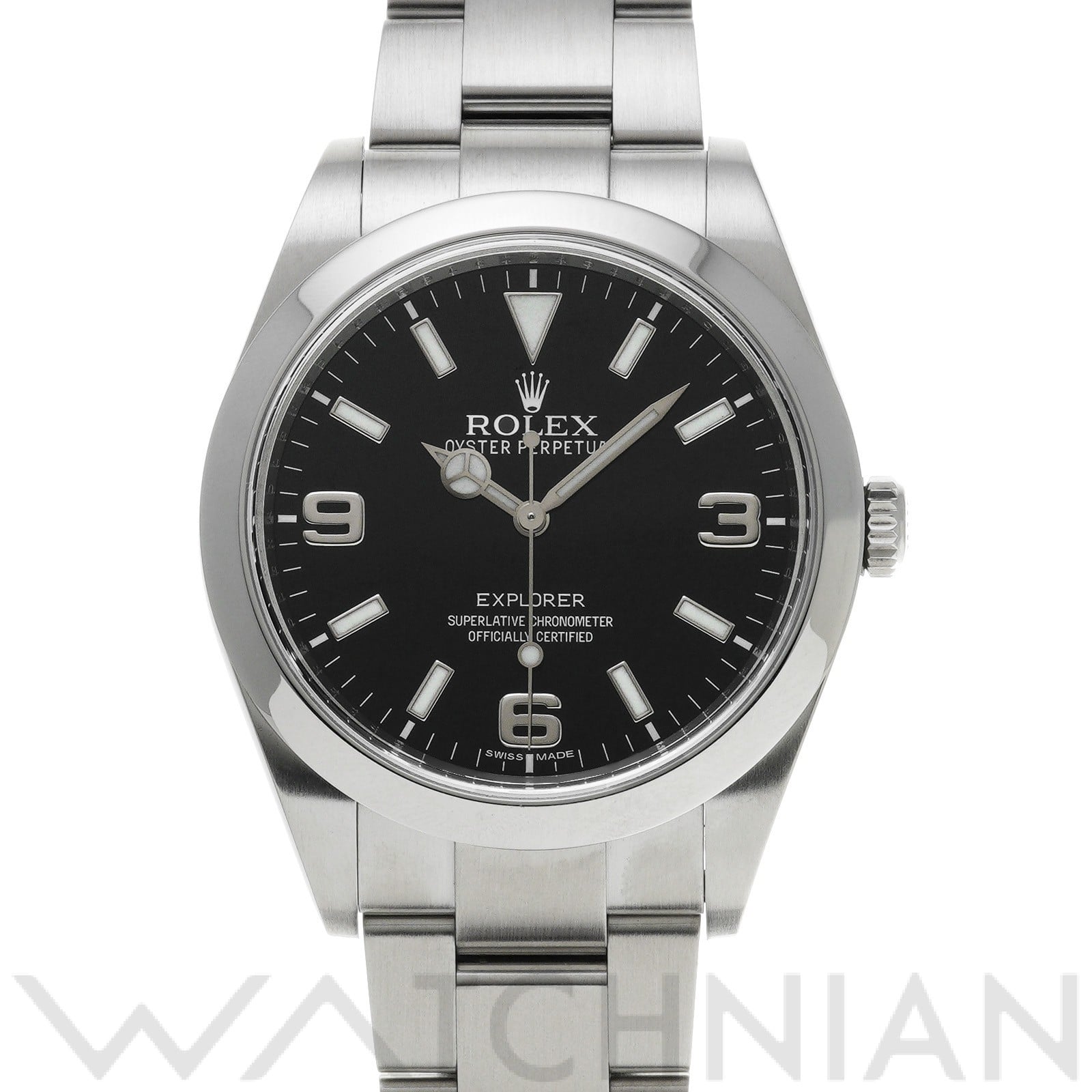 ロレックス エクスプローラー 214270 ブラック メンズ 時計 【中古】【wristwatch】