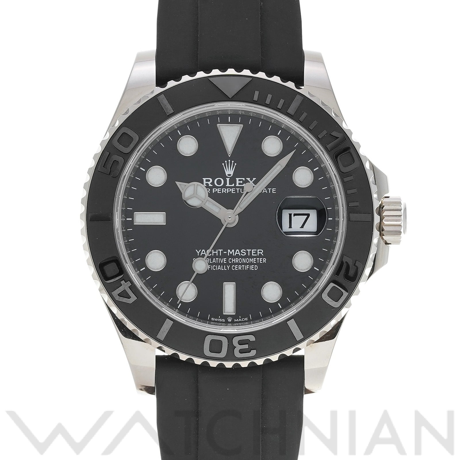 ヨットマスター 42 226659 ランダムシリアル ブラック ロレックス ROLEX メンズ 【中古】