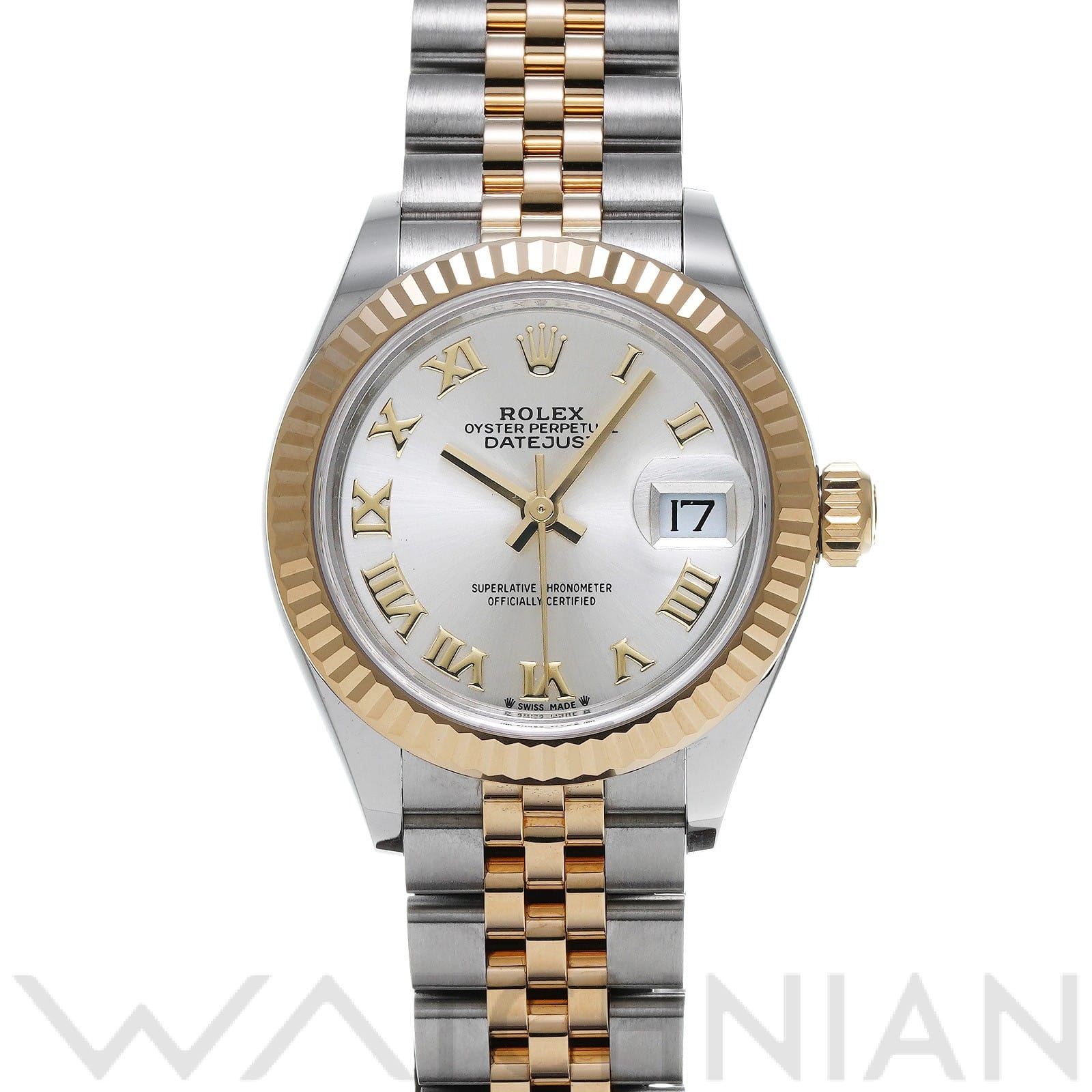 ロレックス レディ デイトジャスト 28 279173 シルバー レディース 時計 【中古】【wristwatch】