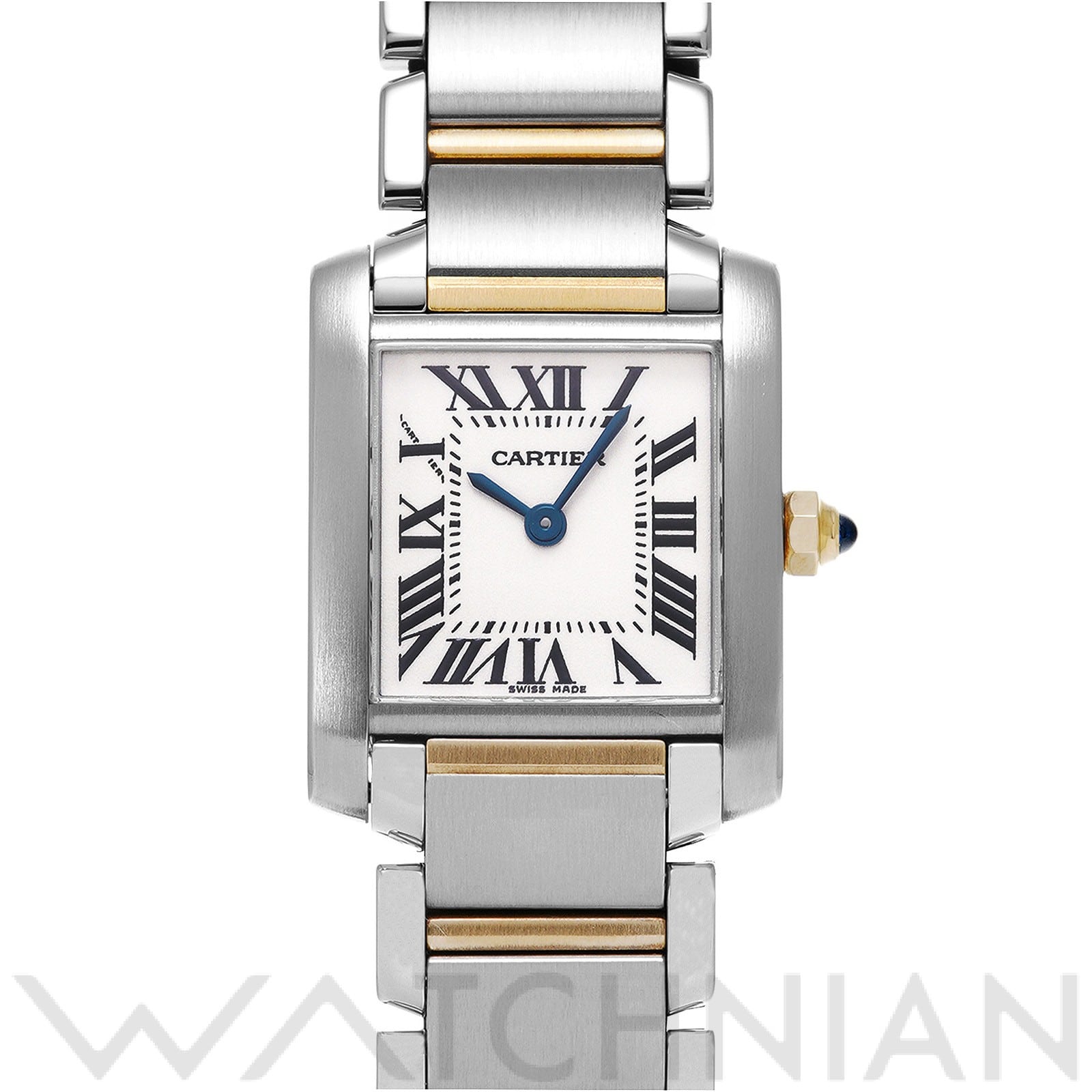 カルティエ / CARTIER タンクフランセーズ SM W51007Q4 シルバー レディース 時計 【中古】【wristwatch】