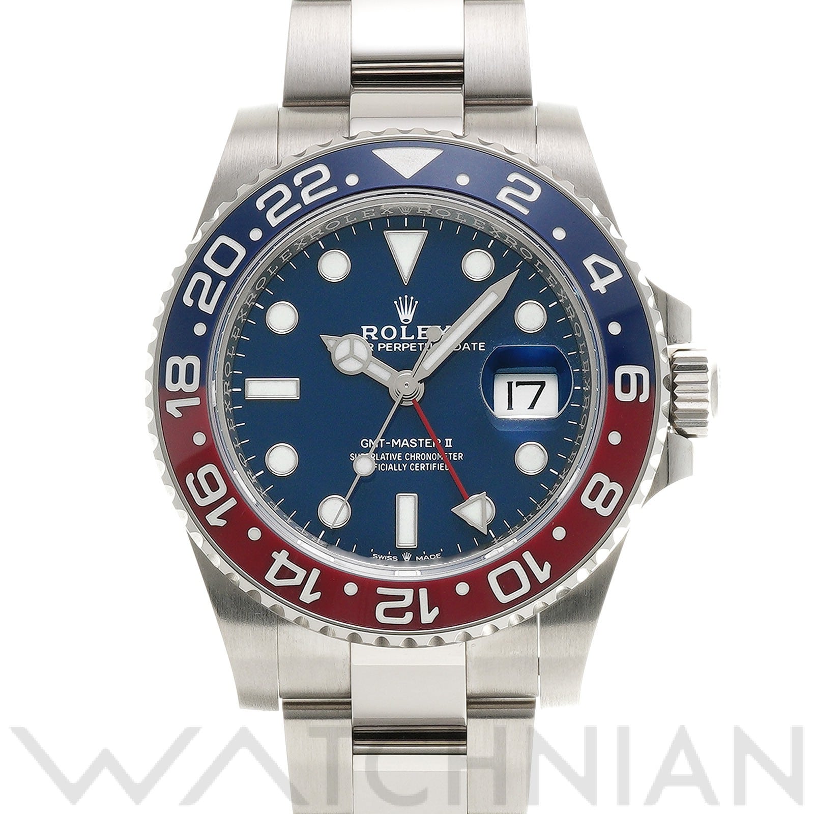 GMTマスターII 126719BLRO ランダムシリアル ミッドナイトブルー ロレックス ROLEX メンズ 【中古】