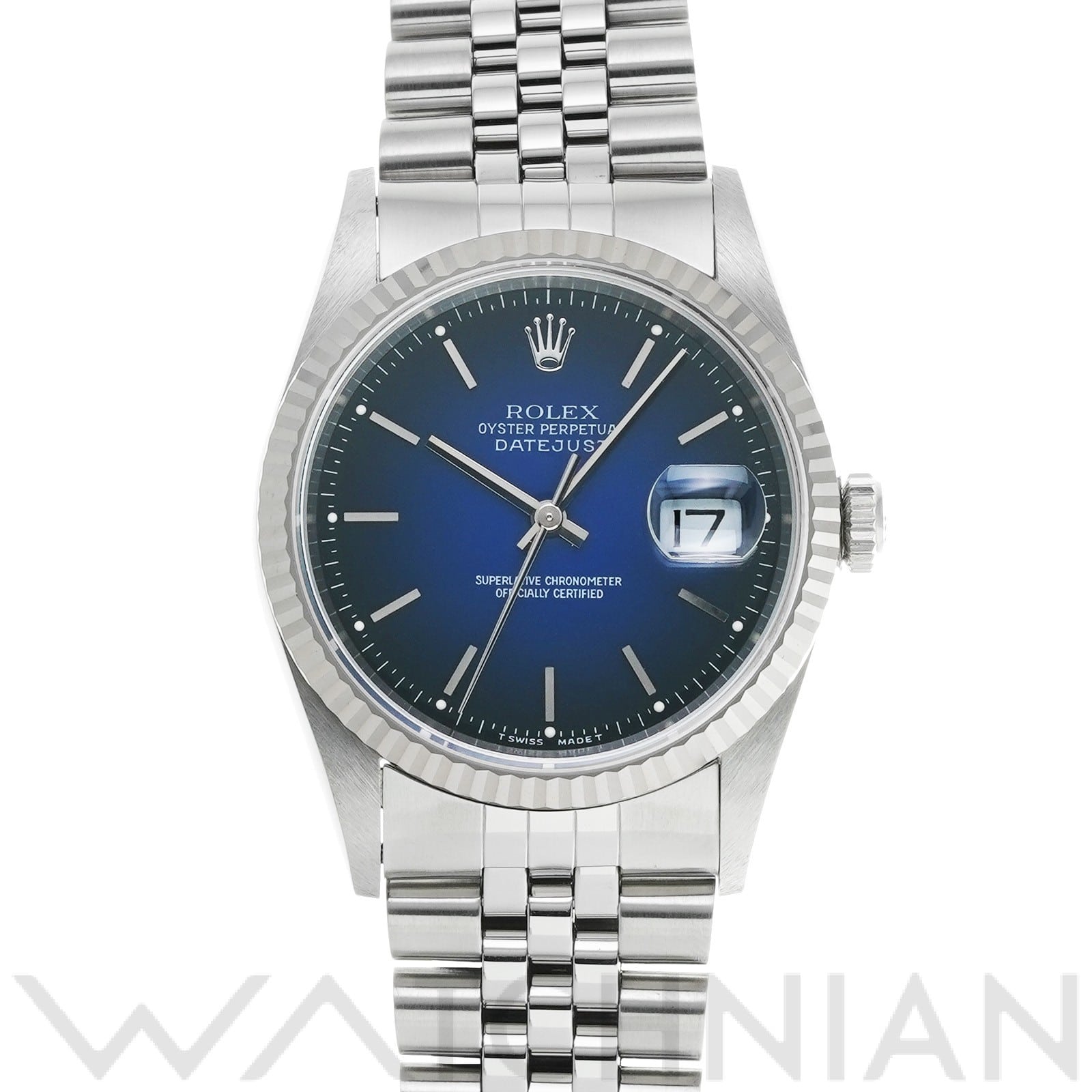 ロレックス デイトジャスト 16234 ブルー・グラデーション メンズ 時計 【中古】【wristwatch】