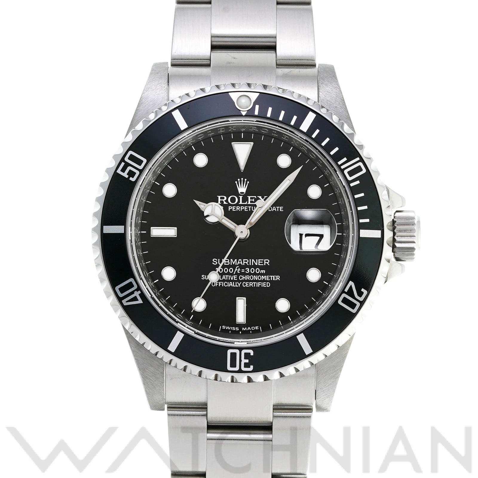 サブマリーナ デイト 16610 M番(2008年頃製造) ブラック ロレックス ROLEX メンズ 【中古】