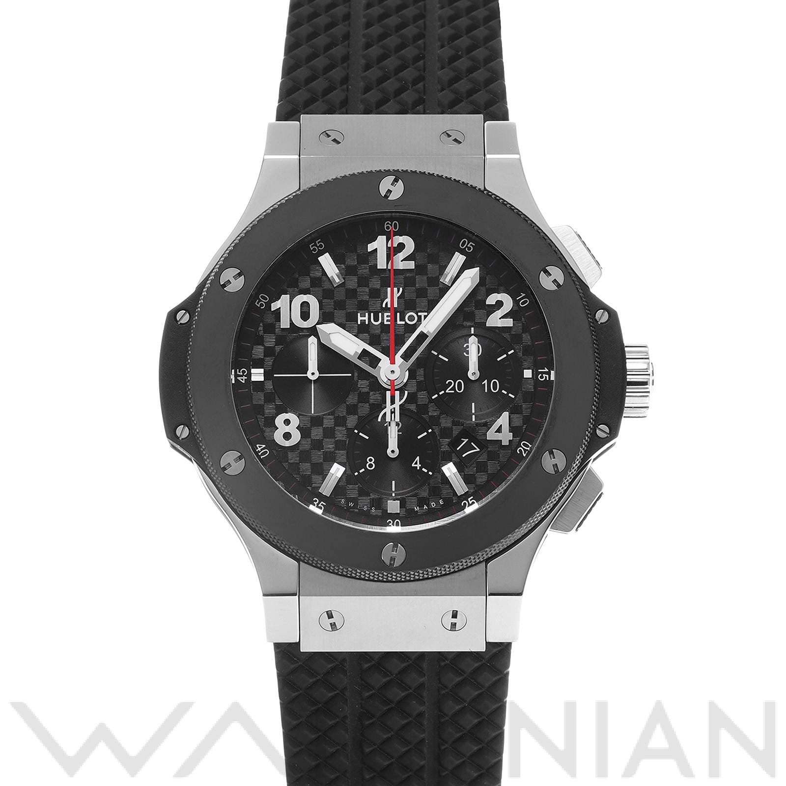 ビッグバン スチール セラミック 301.SB.131.RX ブラックカーボン ウブロ HUBLOT メンズ 【中古】